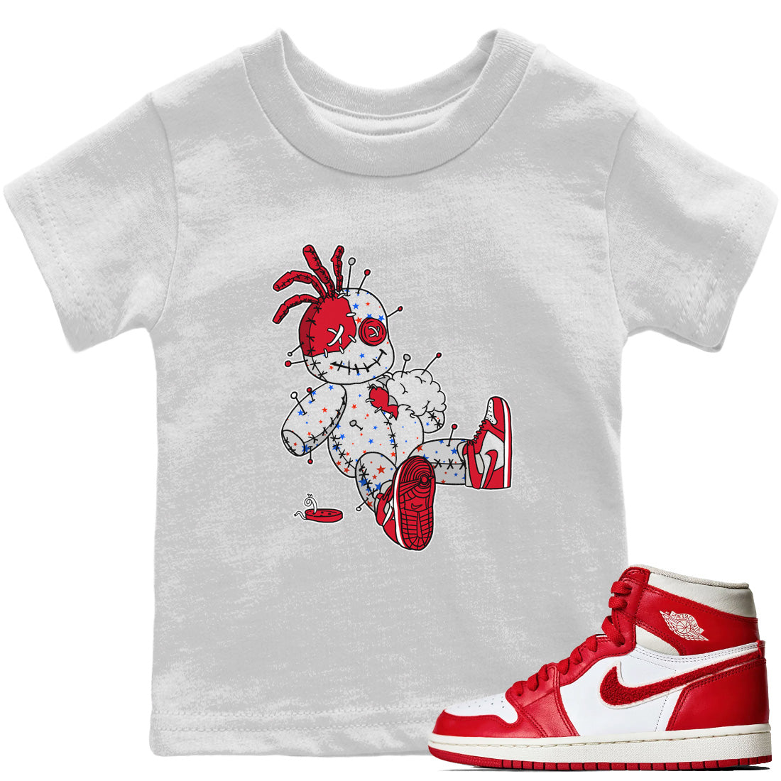 Voodoo Doll Kids Tops - Air Jordan 1 Newstalgia