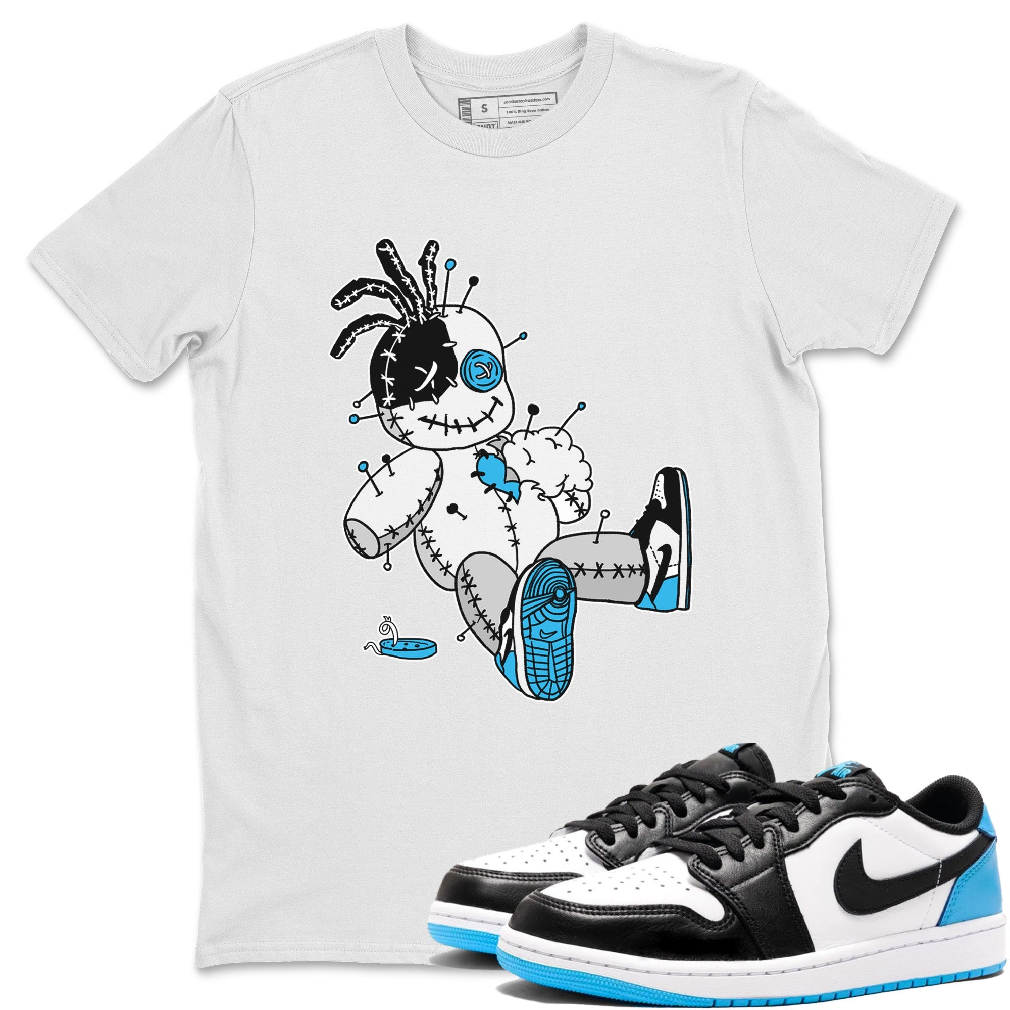 Voodoo Doll Unisex Tops - Air Jordan 1 Powder Blue