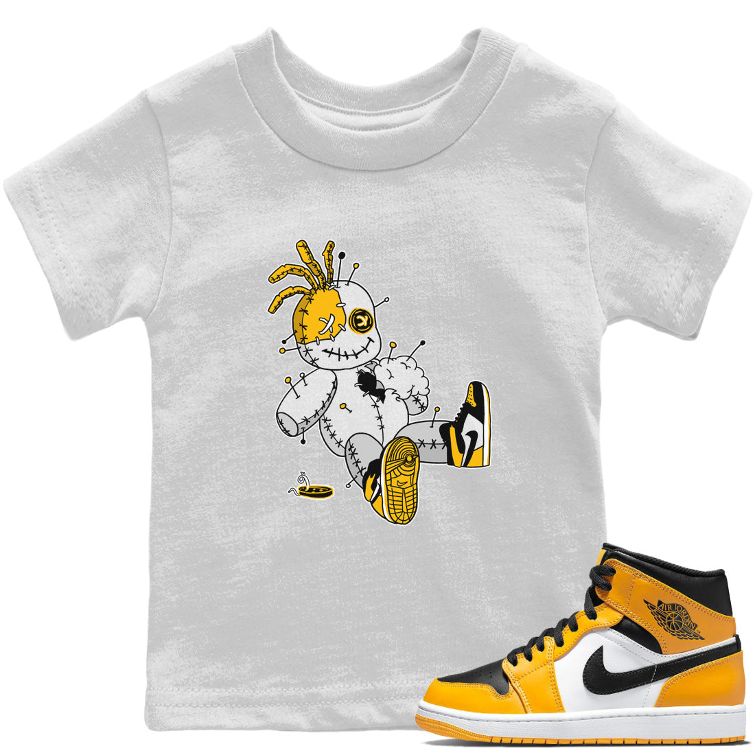 Voodoo Doll Kids Tops - Air Jordan 1 Taxi