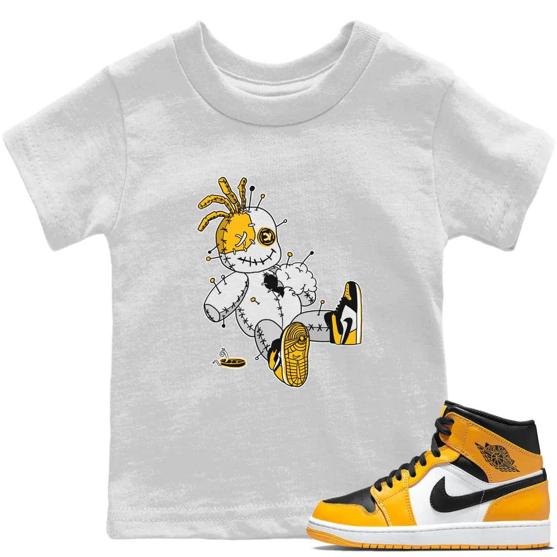 Voodoo Doll Kids Tops - Air Jordan 1 Taxi
