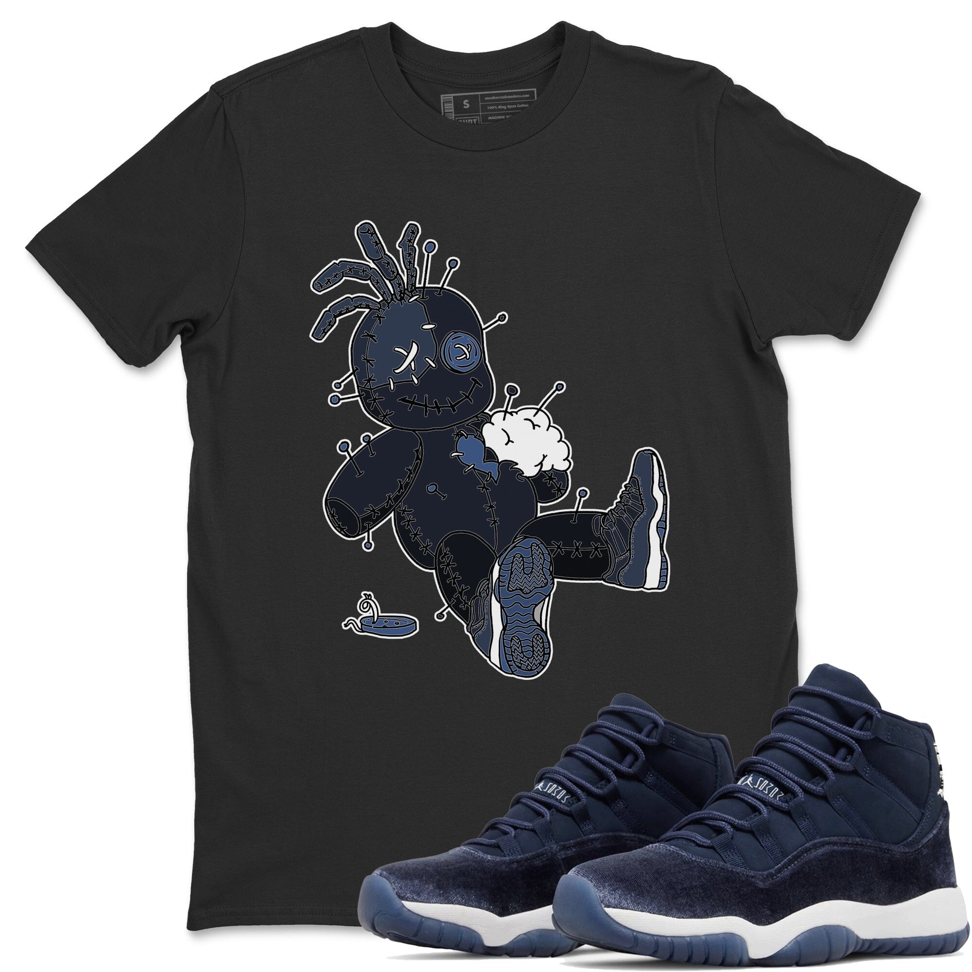Voodoo Doll Unisex Tops - Air Jordan 11 Midnight Navy