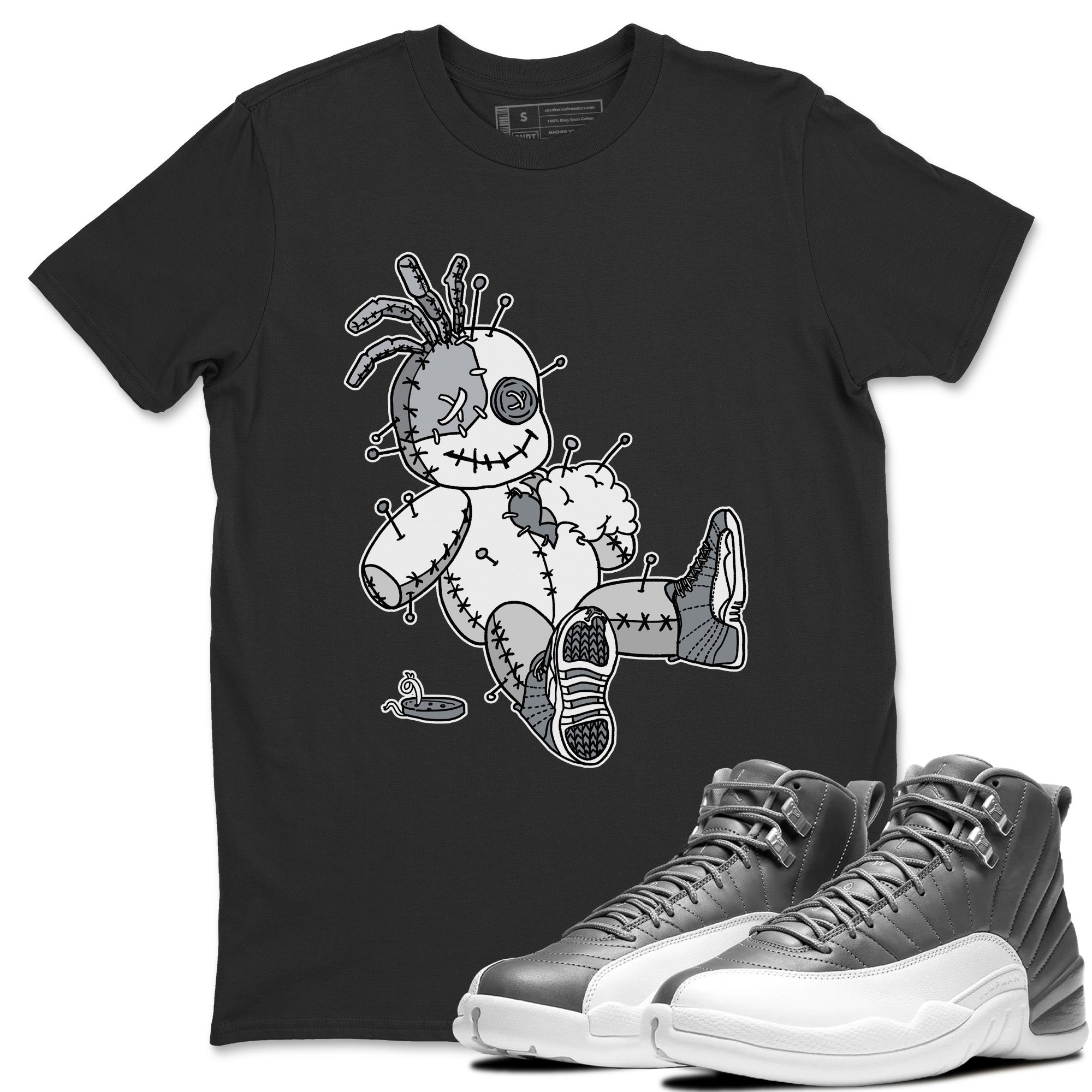Voodoo Doll Unisex Tops - Air Jordan 12 Stealth
