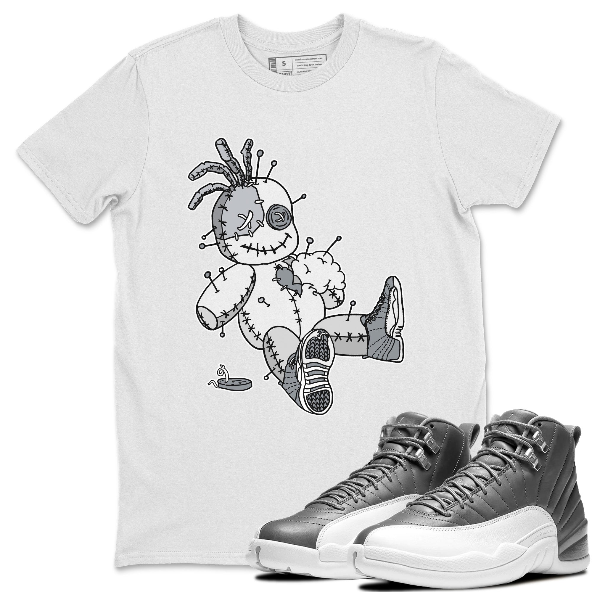 Voodoo Doll Unisex Tops - Air Jordan 12 Stealth