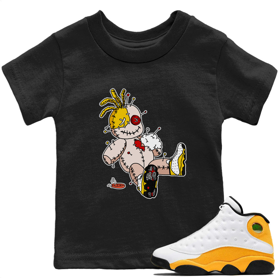Voodoo Doll Kids Tops - Air Jordan 13 Del Sol
