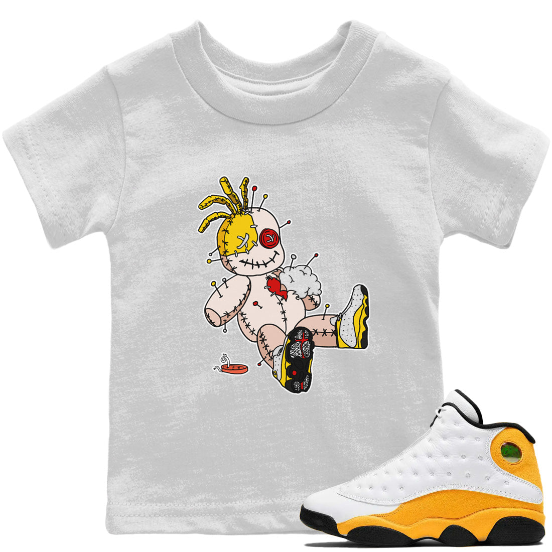 Voodoo Doll Kids Tops - Air Jordan 13 Del Sol