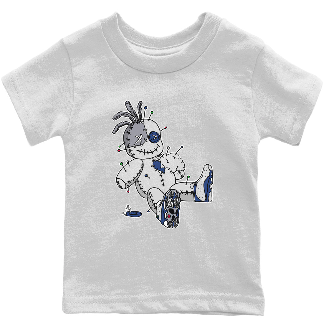 Voodoo Doll Kids Tops - Air Jordan 13 French Blue