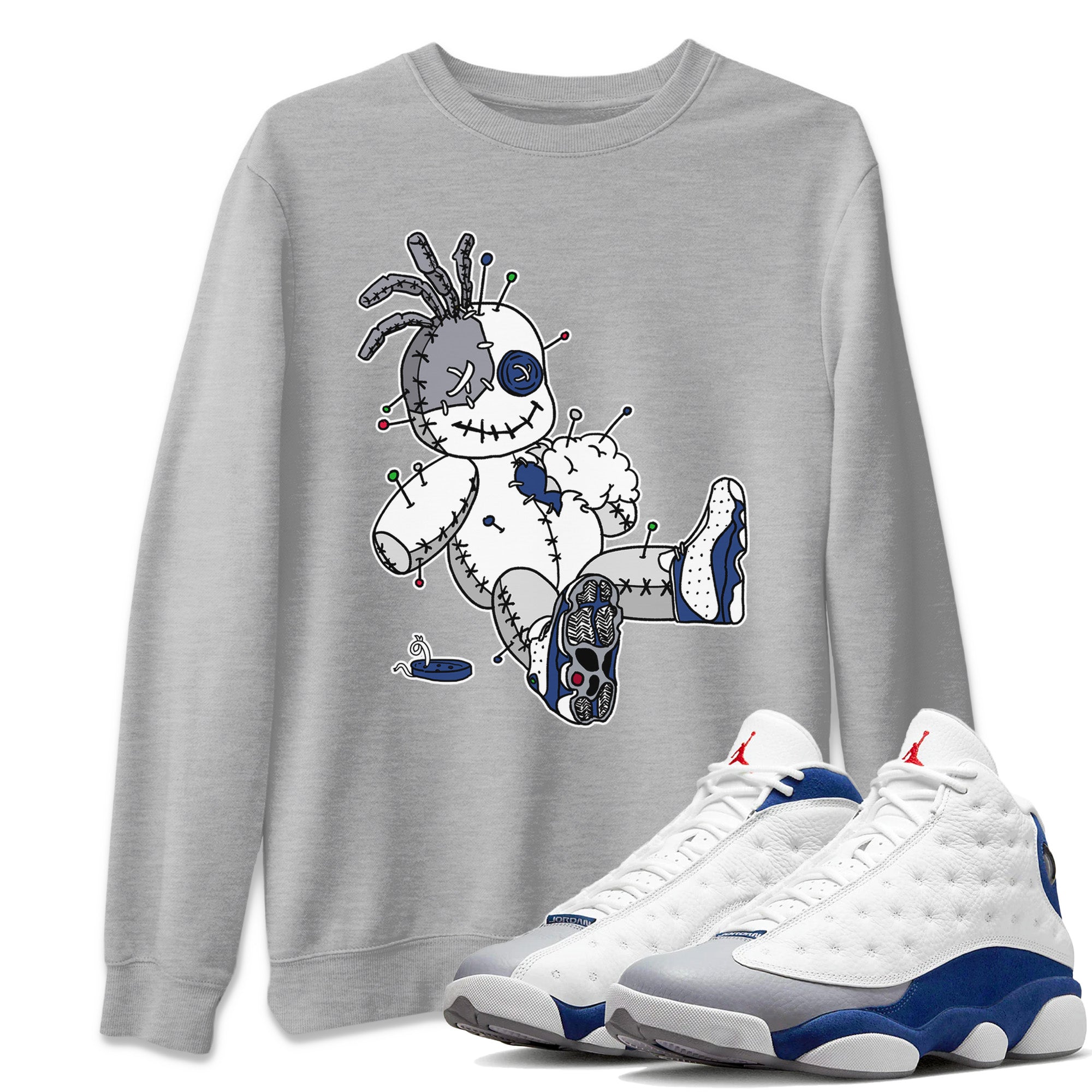 Voodoo Doll Unisex Tops - Air Jordan 13 French Blue