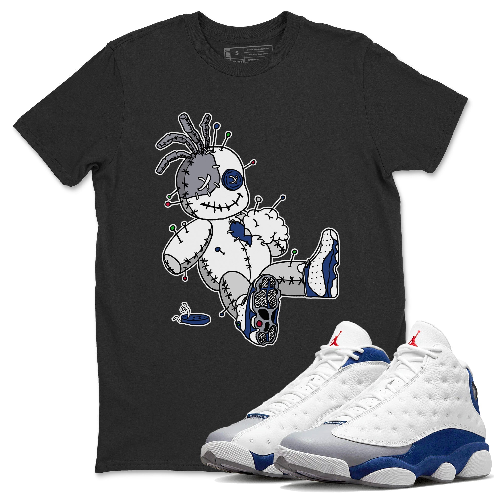 Voodoo Doll Unisex Tops - Air Jordan 13 French Blue