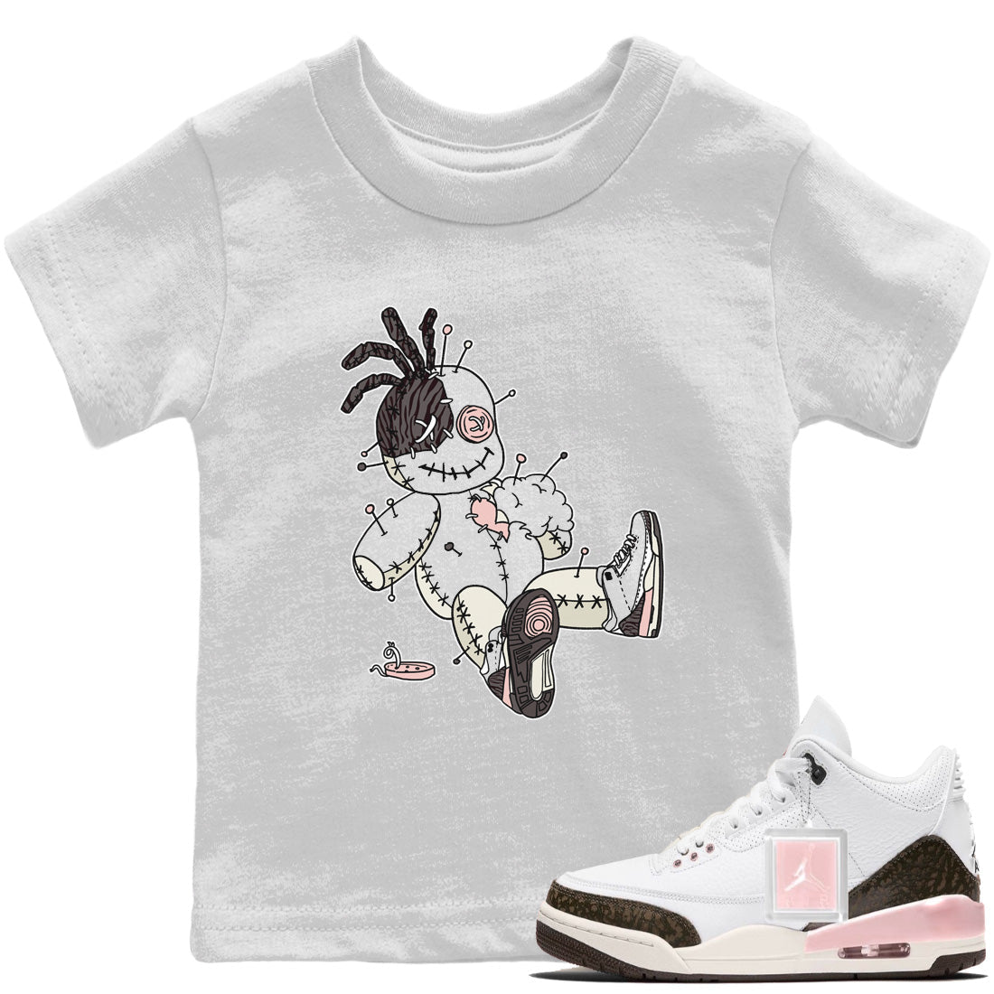 Voodoo Doll Kids Tops - Air Jordan 3 Atmosphere