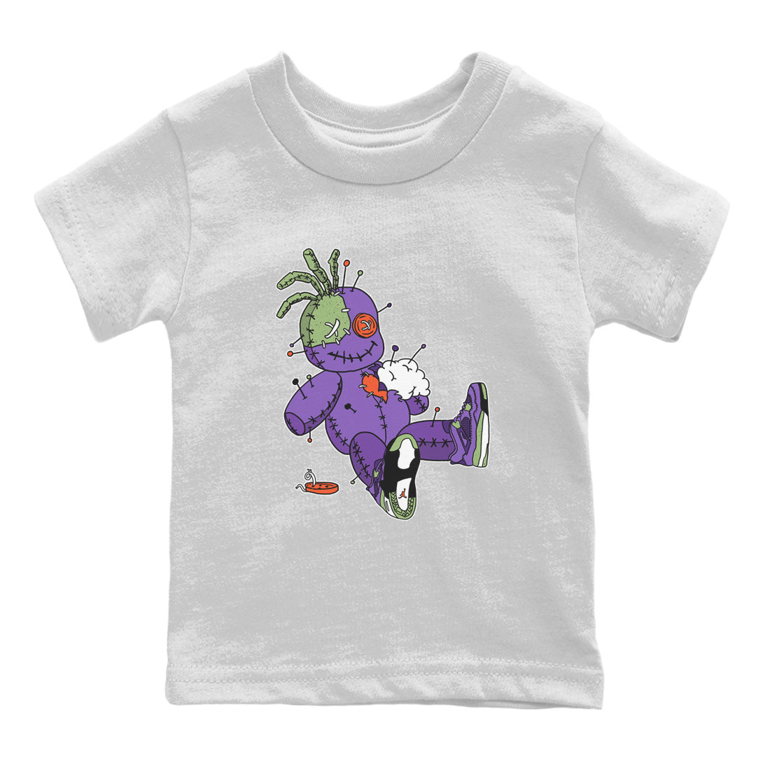 Voodoo Doll Kids Tops - Air Jordan 4 Canyon Purple