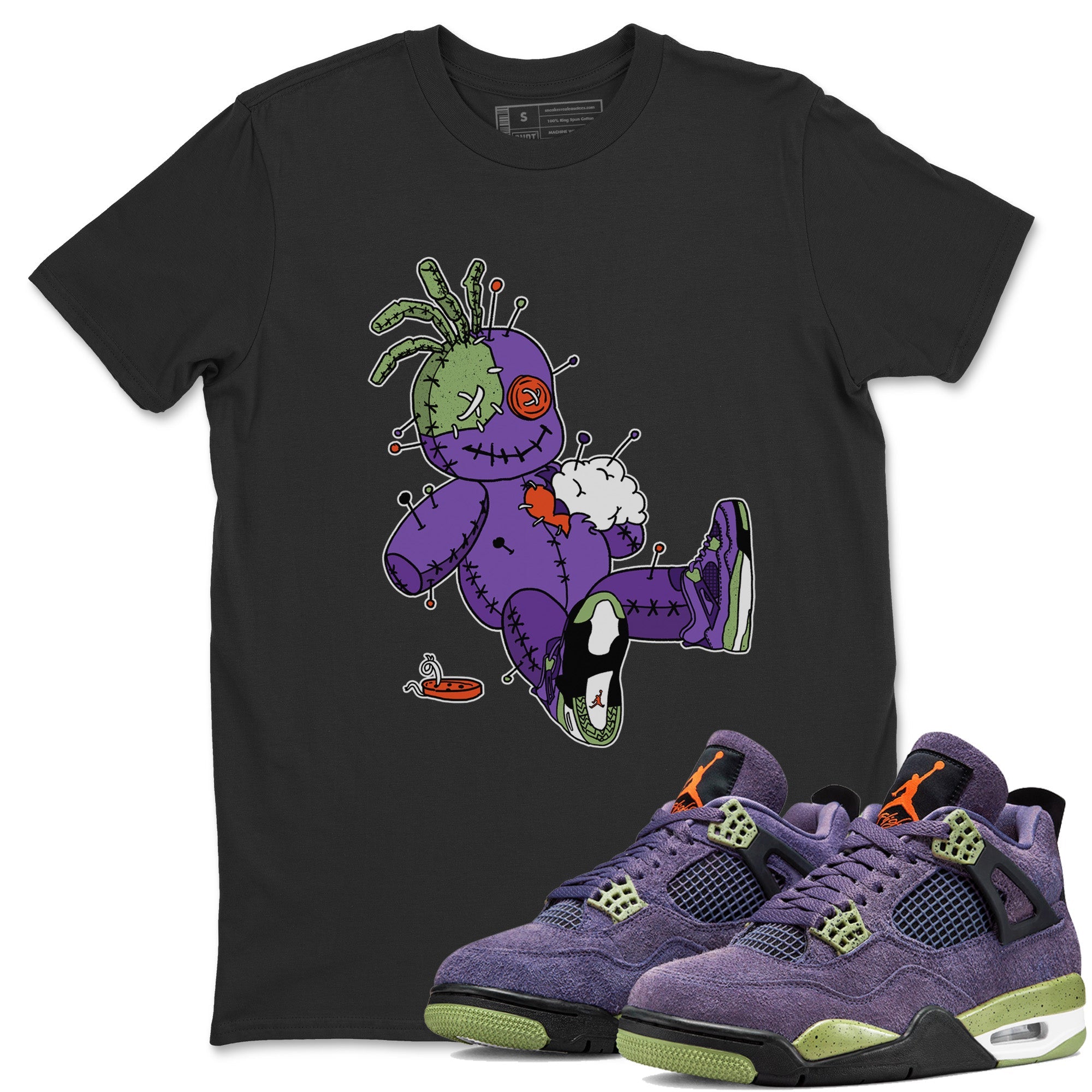 Voodoo Doll Unisex Tops - Air Jordan 4 Canyon Purple