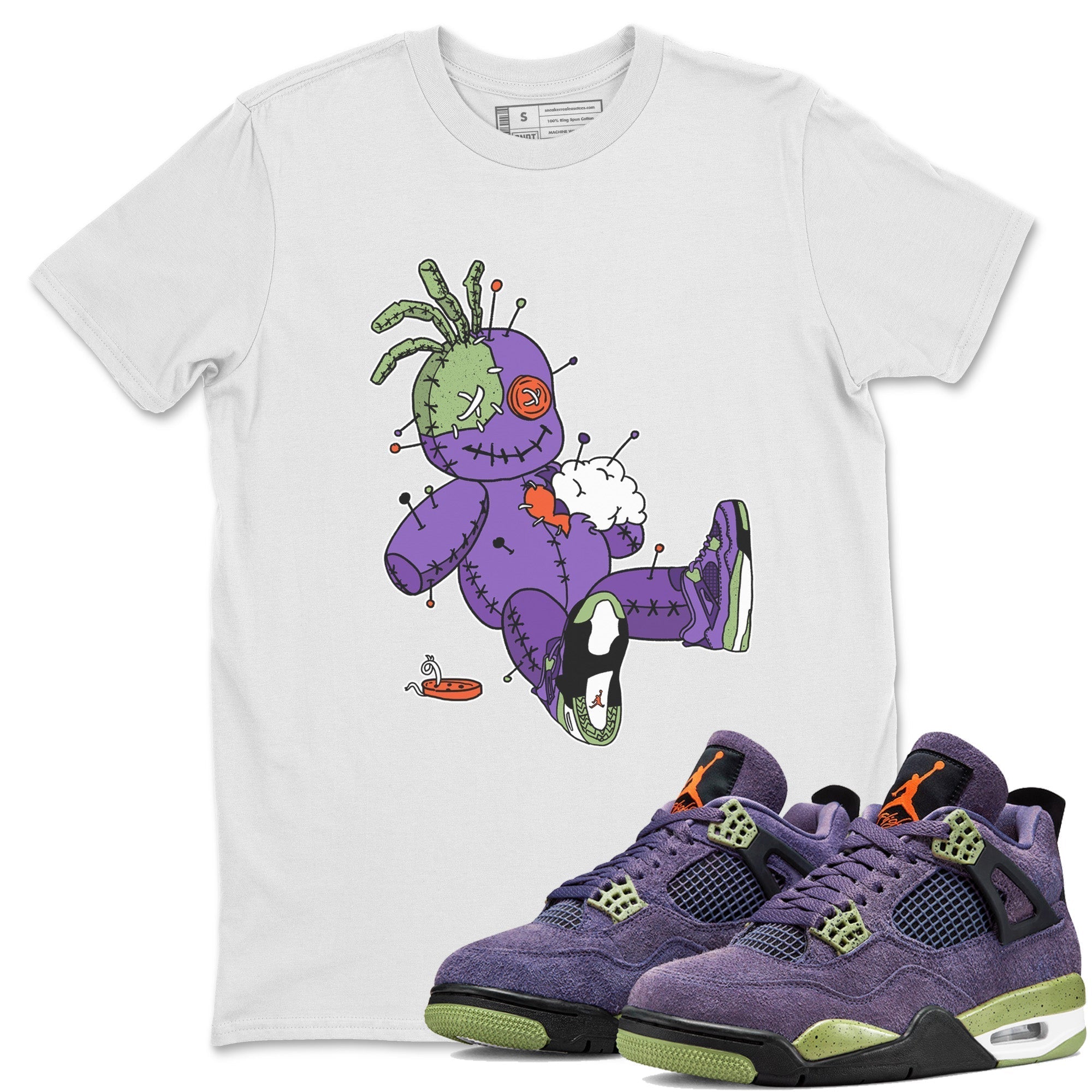 Voodoo Doll Unisex Tops - Air Jordan 4 Canyon Purple