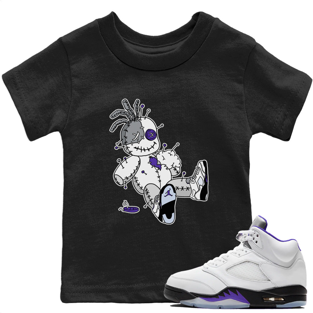 Voodoo Doll Kids Tops - Air Jordan 5 Concord