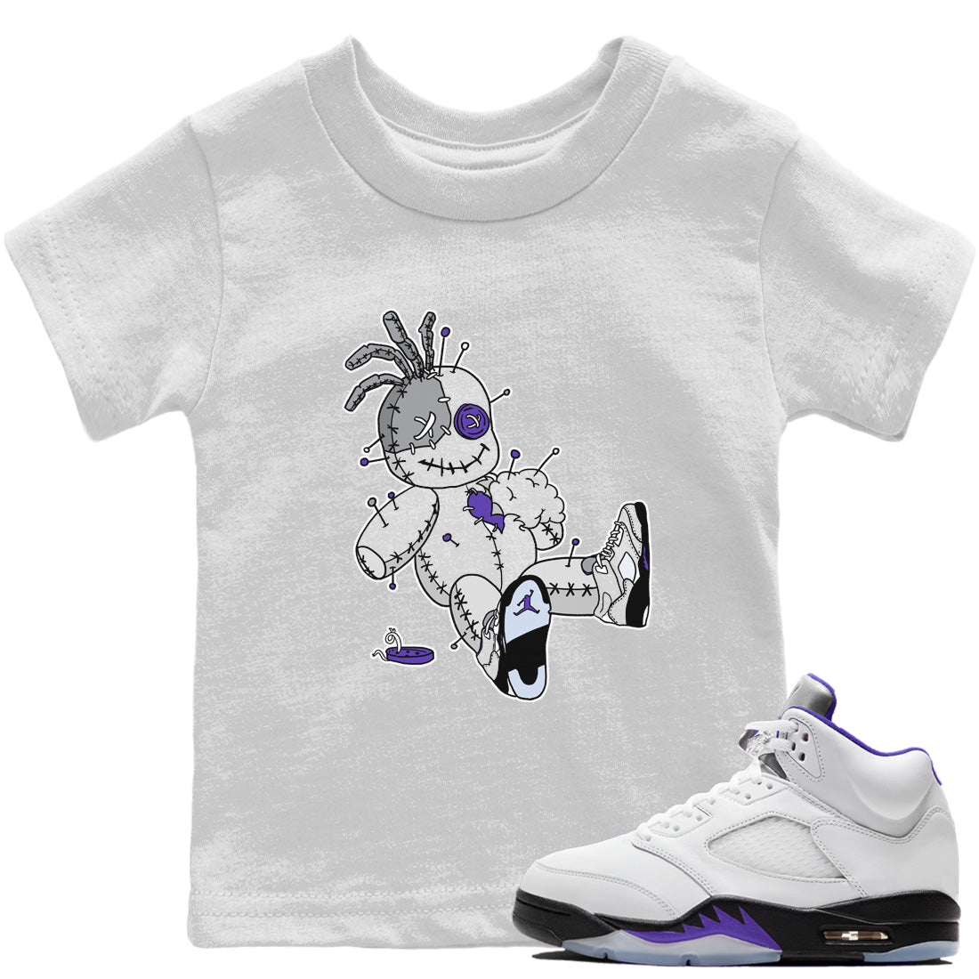 Voodoo Doll Kids Tops - Air Jordan 5 Concord