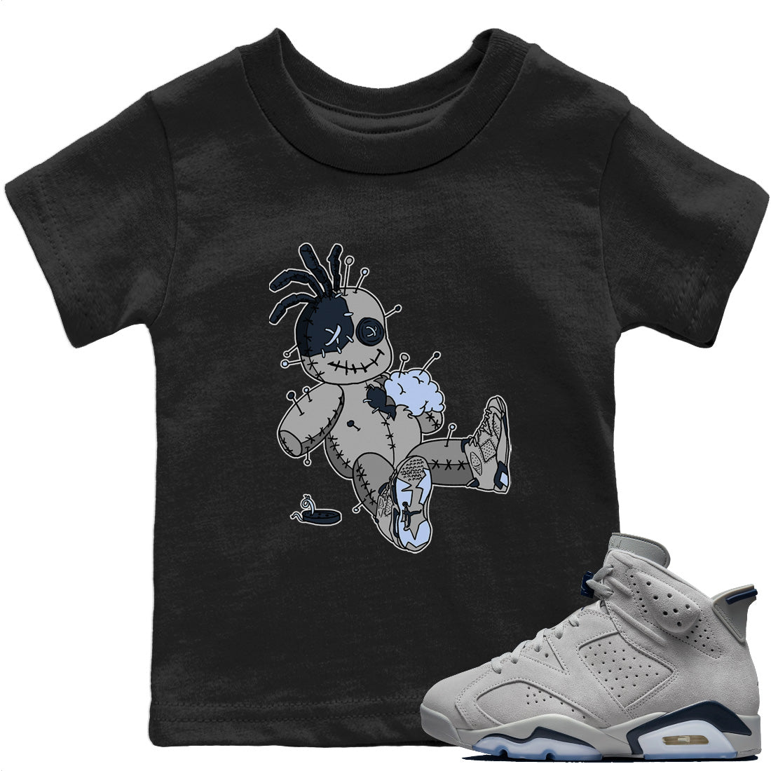 Voodoo Doll Kids Tops - Air Jordan 6 Georgetown