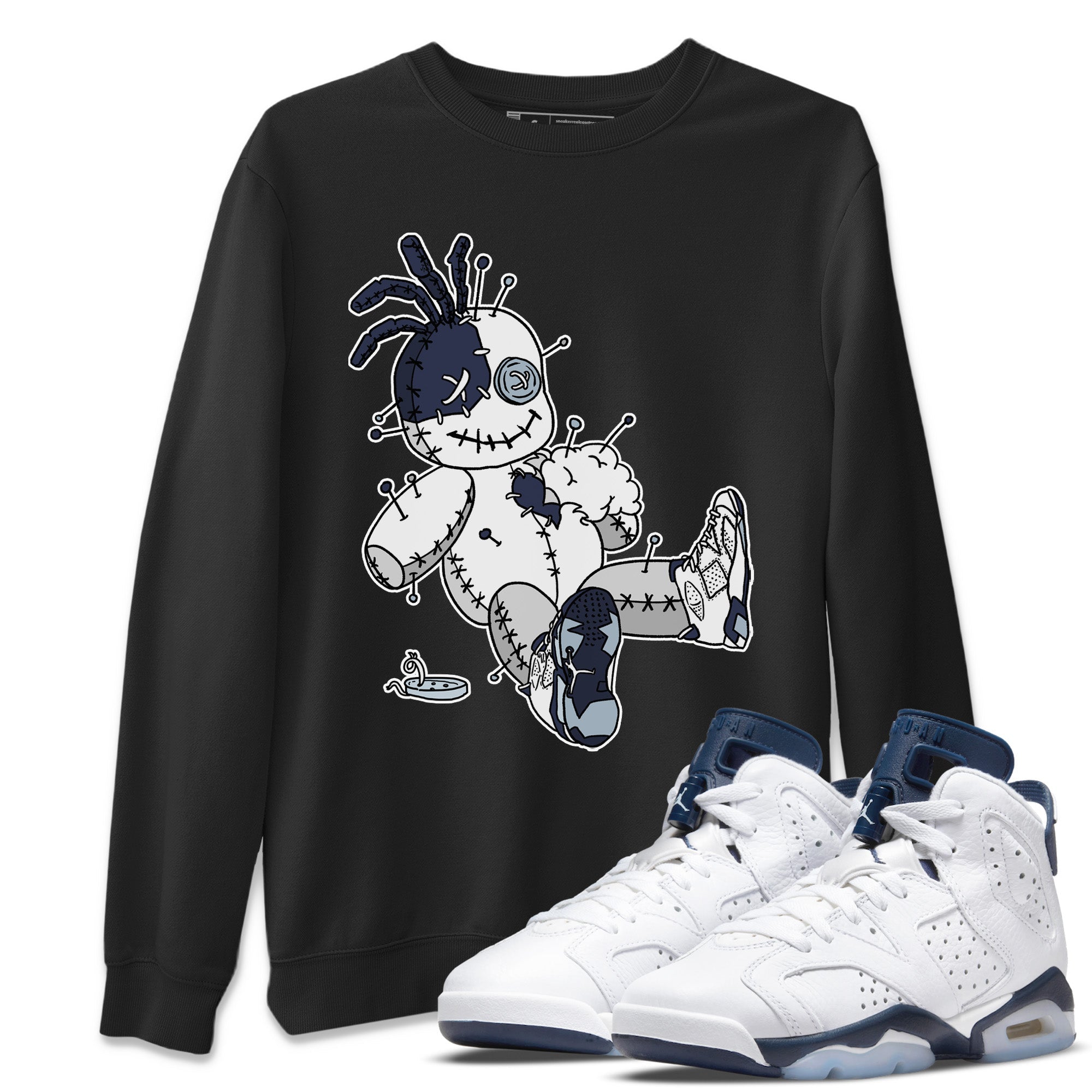 Voodoo Doll Unisex Tops - Air Jordan 6 Midnight Navy