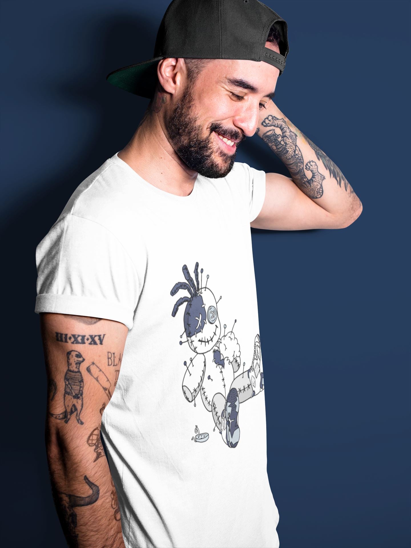 Voodoo Doll Unisex Tops - Air Jordan 6 Midnight Navy