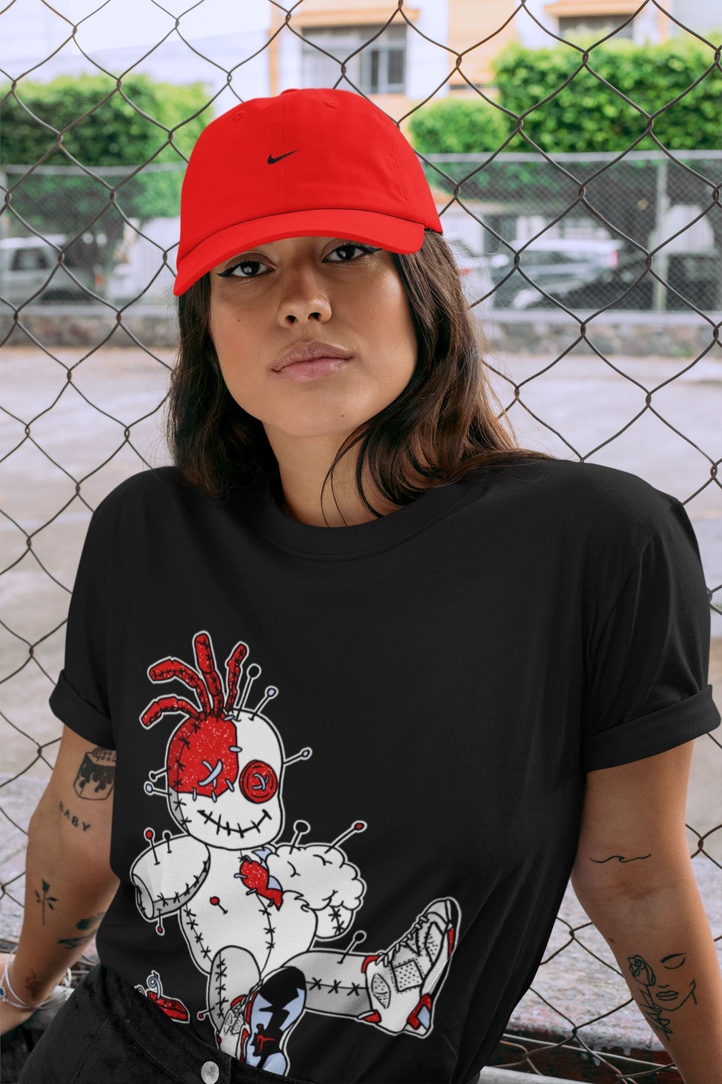 Voodoo Doll Unisex Tops - Air Jordan 6 Red Velvet Cookies