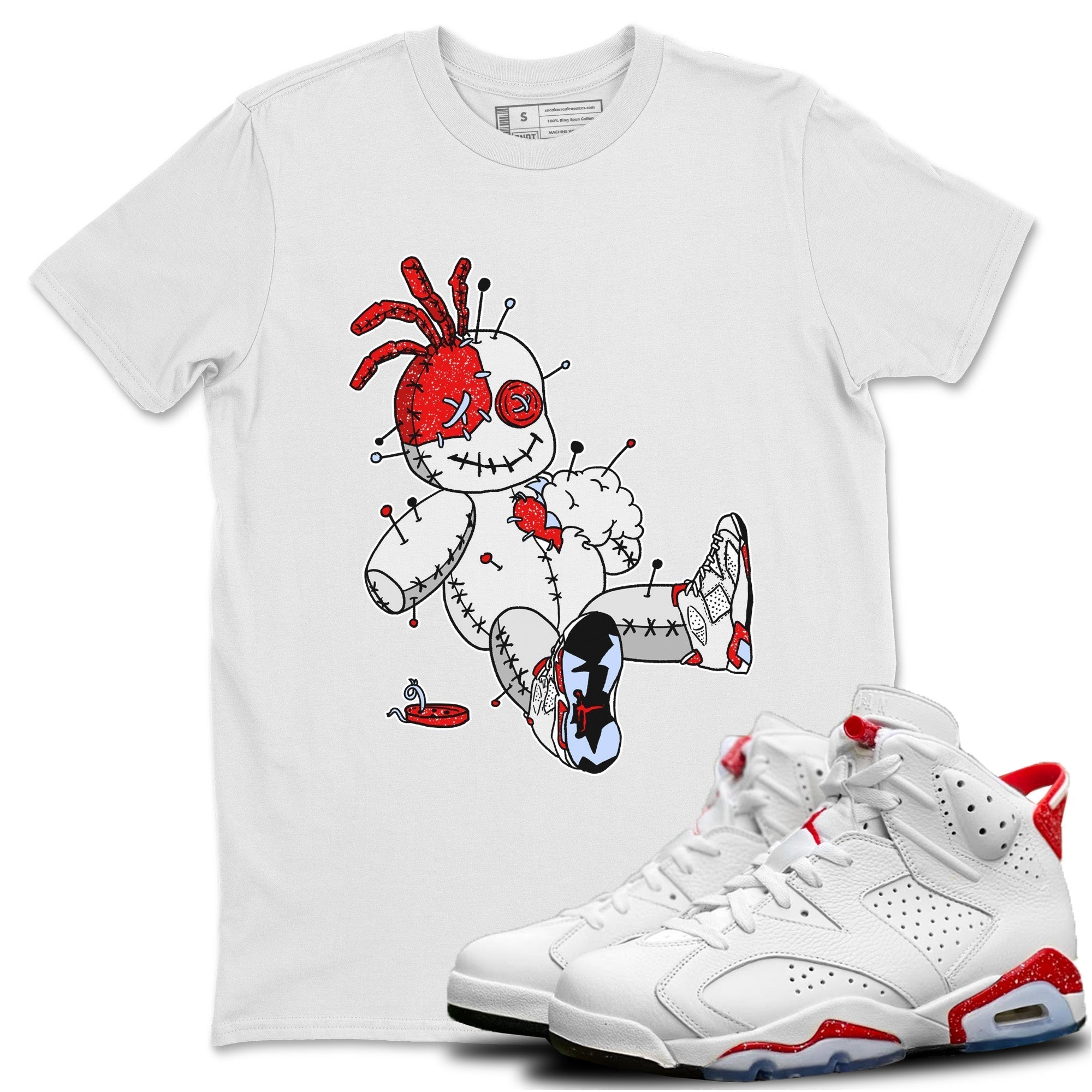 Voodoo Doll Unisex Tops - Air Jordan 6 Red Velvet Cookies