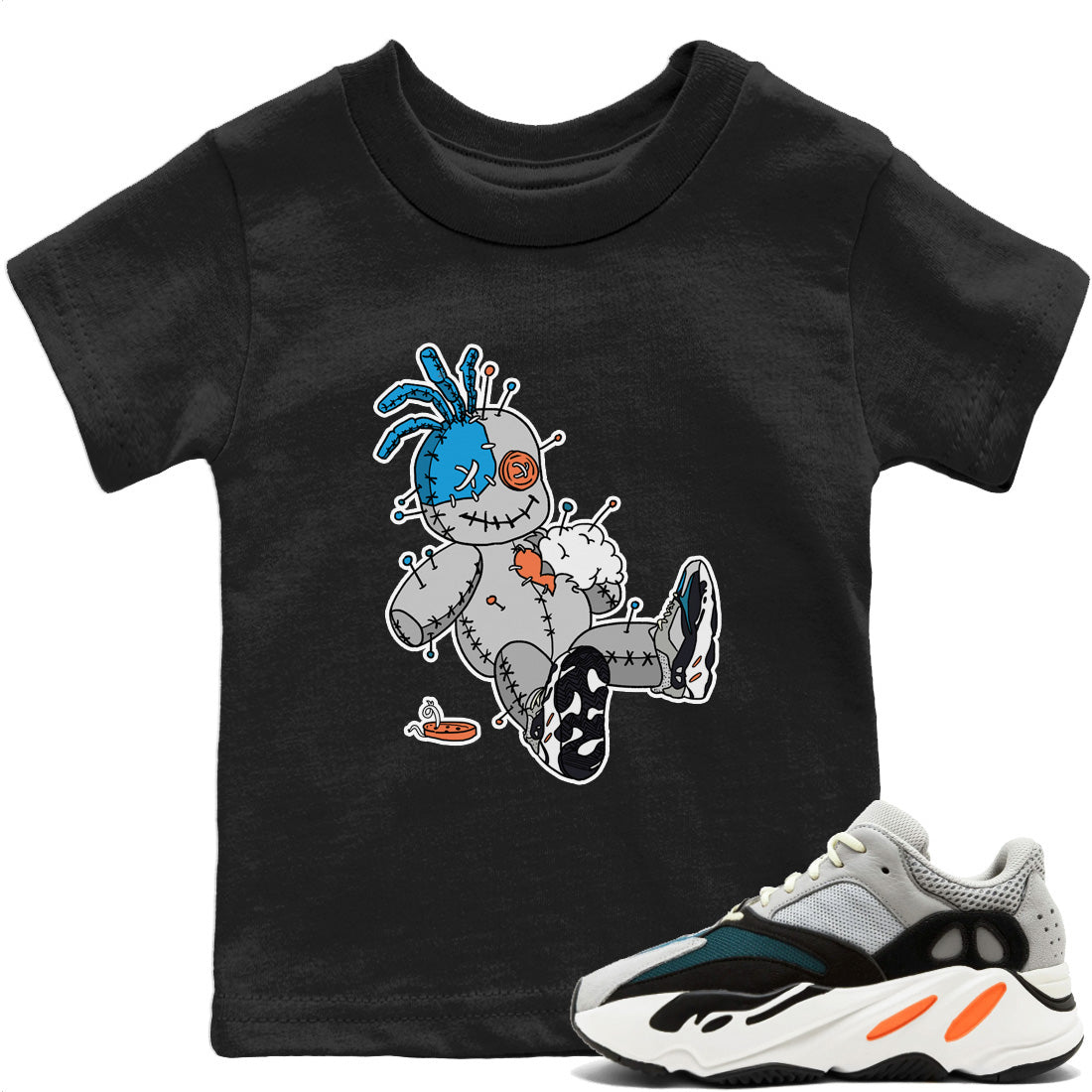 Voodoo Doll Kids Tops - Yeezy 700 Wave Runner