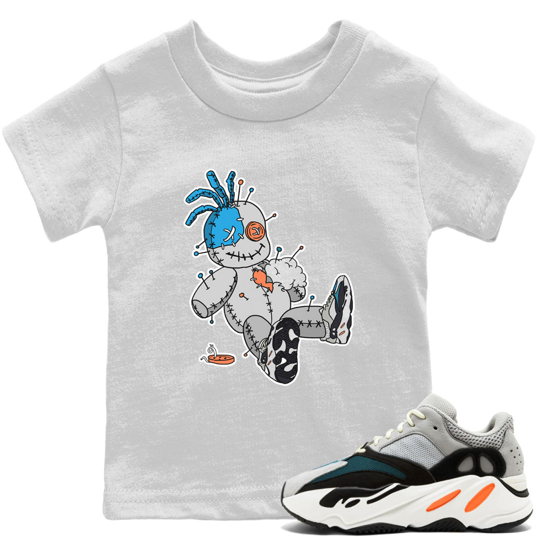 Voodoo Doll Kids Tops - Yeezy 700 Wave Runner