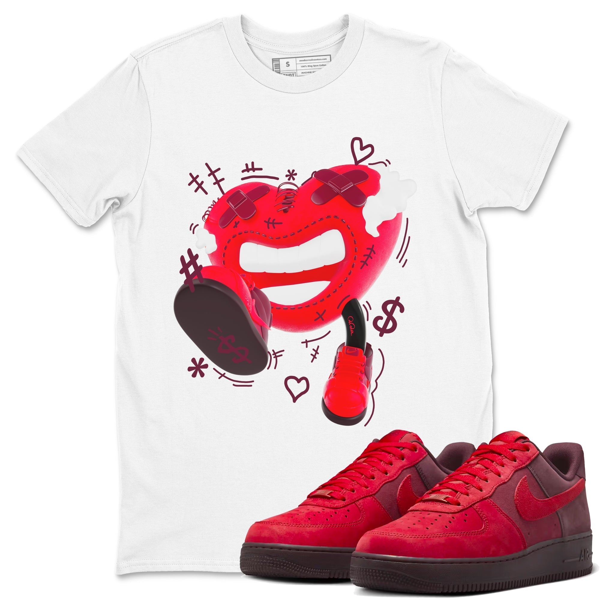 Walk In Love snkmatch Tees - Air Force 1 Layers Of Love