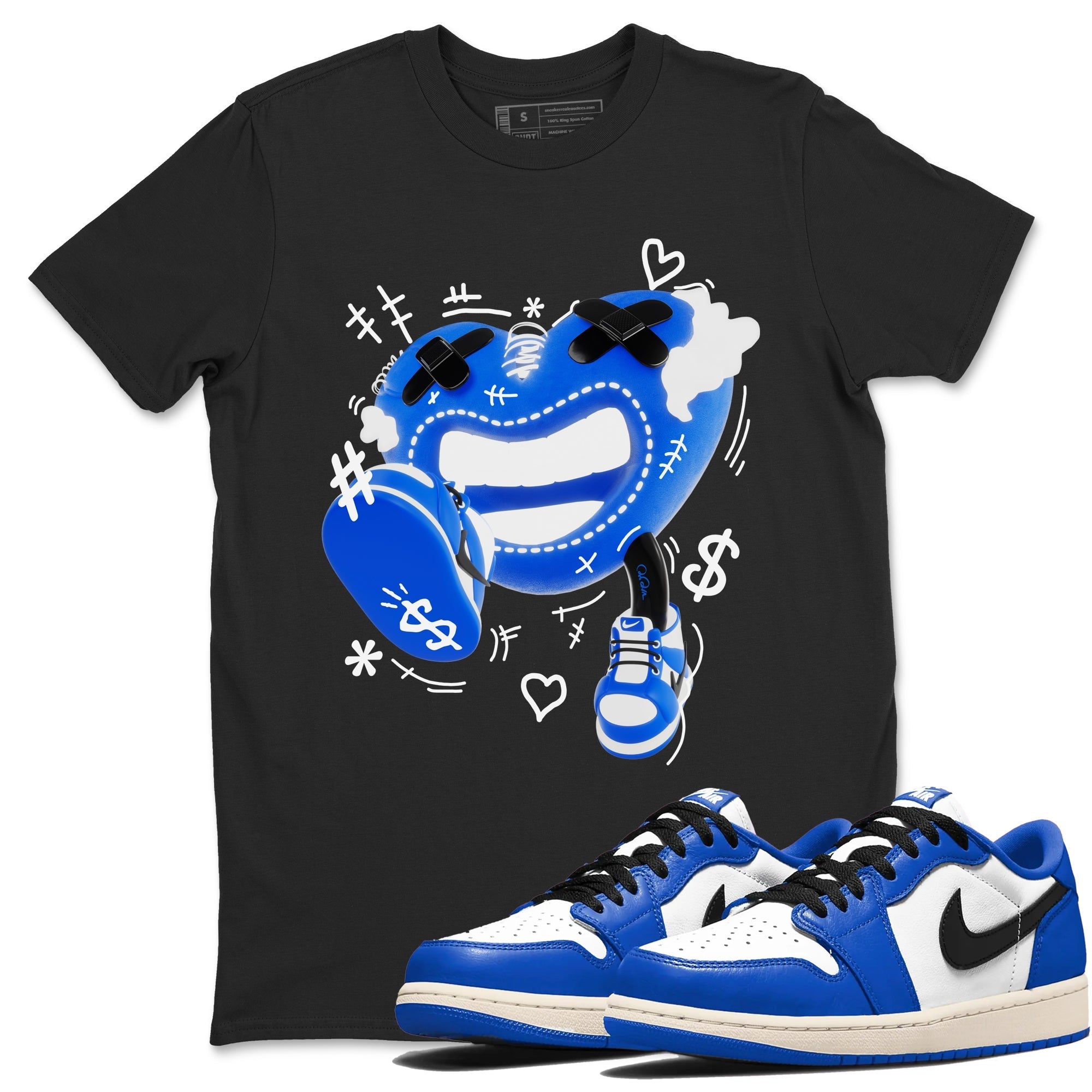 Walk In Love snkmatch Tees - Air Jordan 1 Game Royal