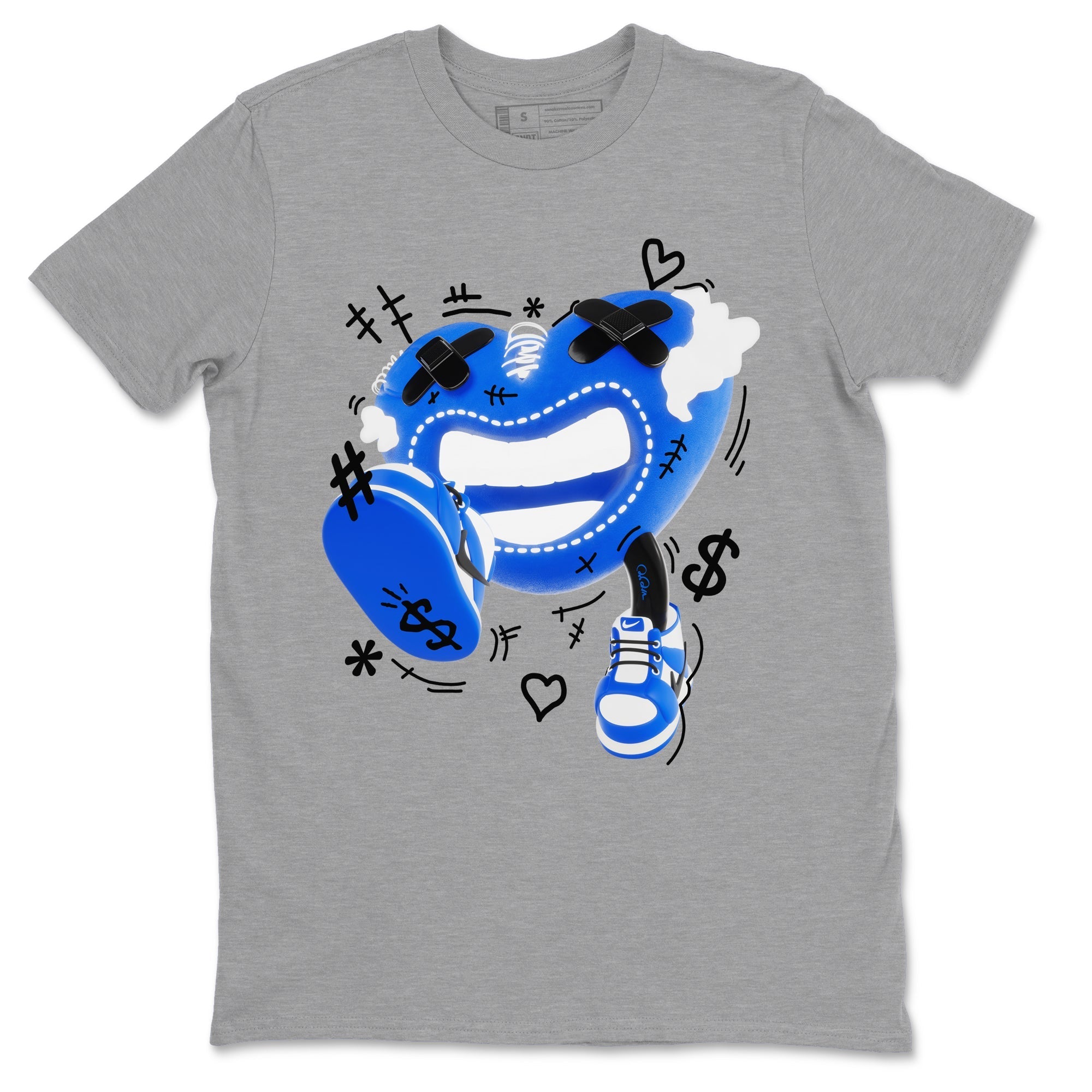 Walk In Love snkmatch Tees - Air Jordan 1 Game Royal