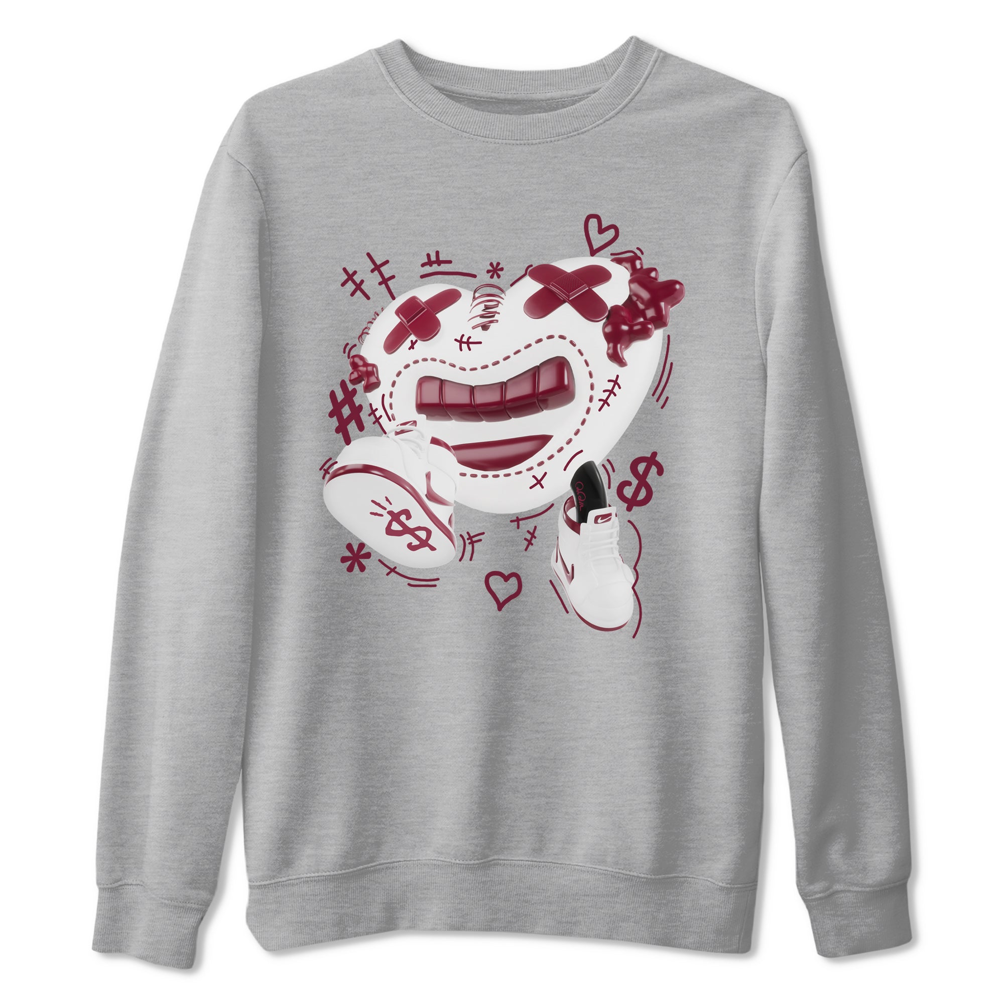 Walk In Love snkmatch Tee - Air Jordan 1 Metallic Burgundy