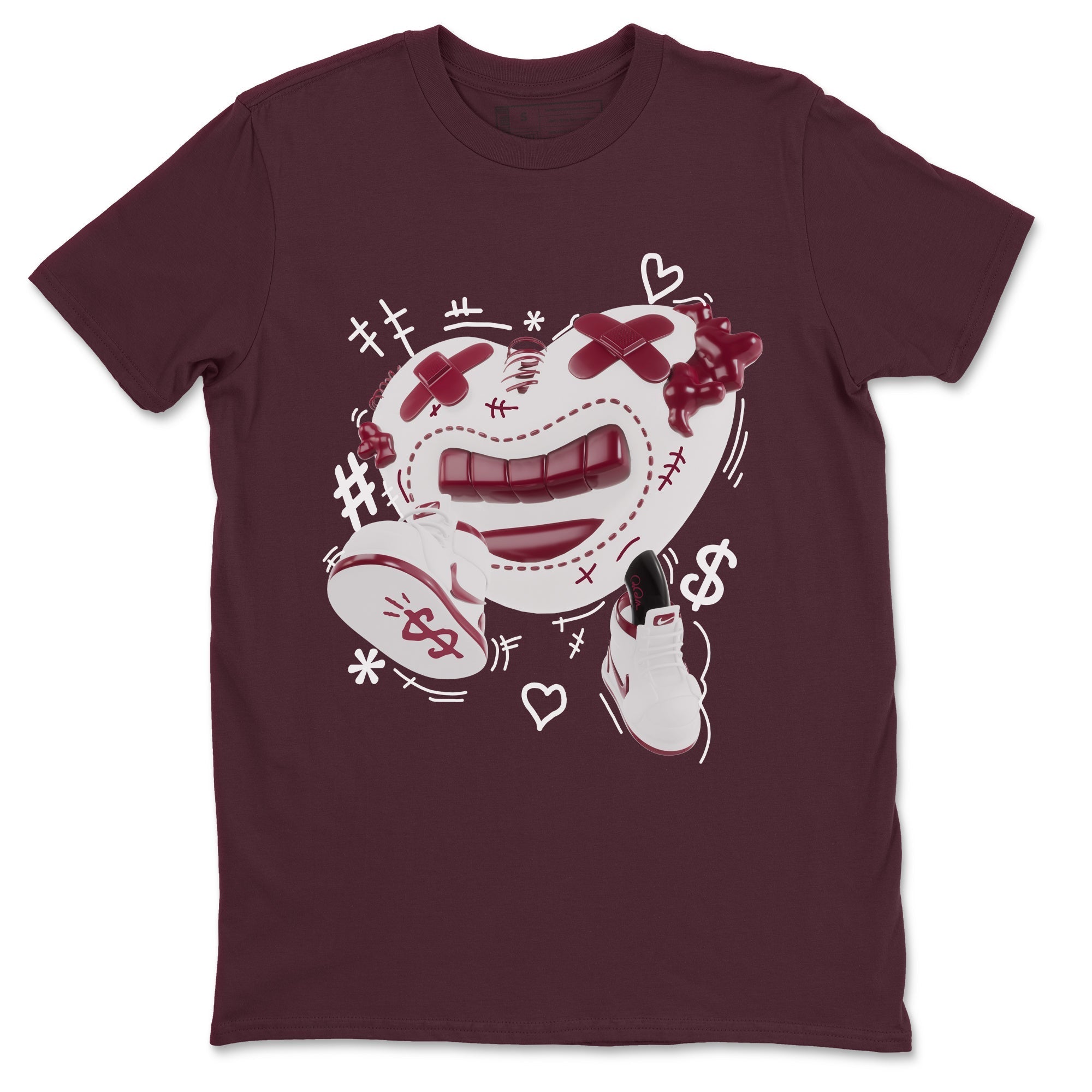 Walk In Love snkmatch Tee - Air Jordan 1 Metallic Burgundy