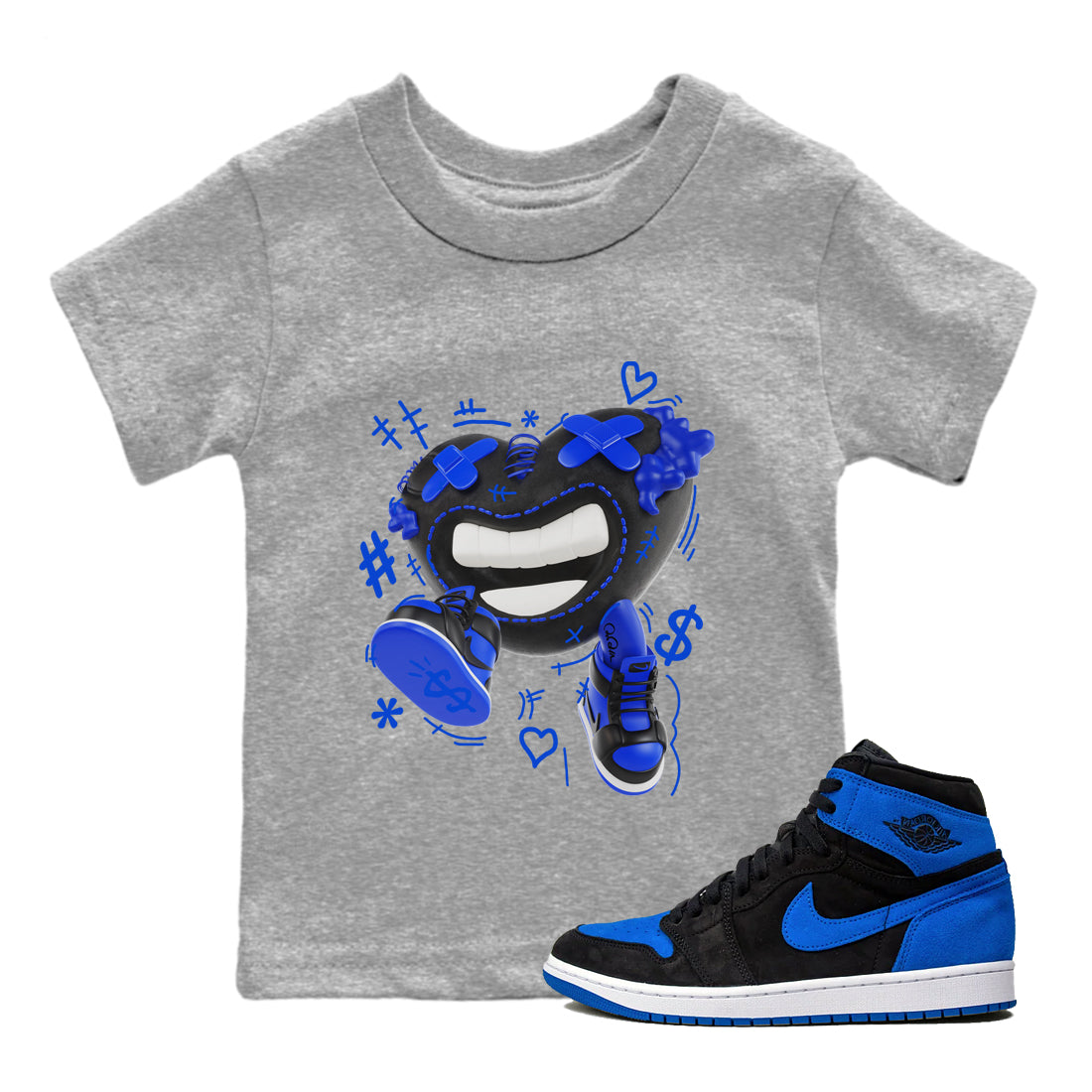 Walk In Love snkmatch Tee Kids - Air Jordan 1 Royal Reimagined