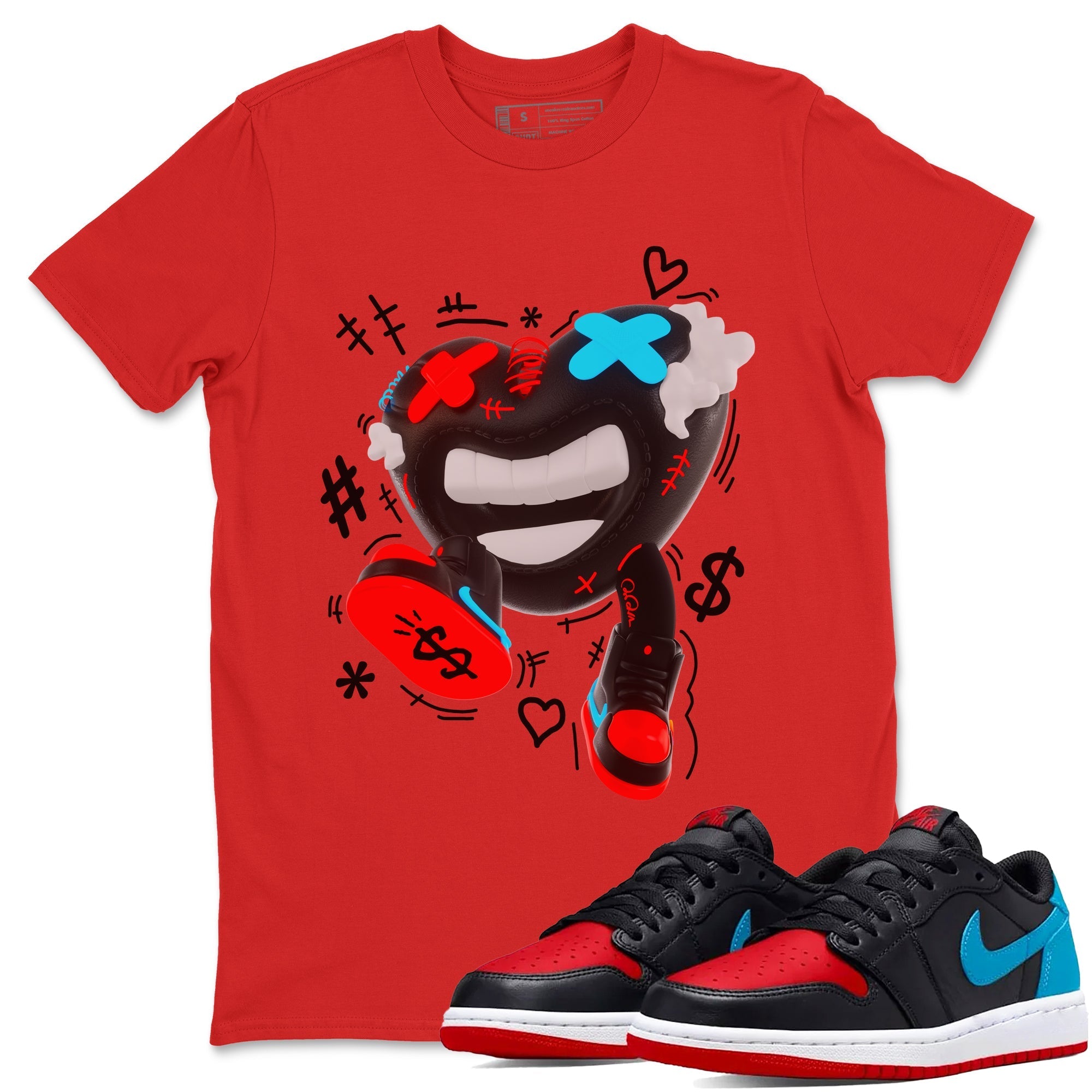 Walk In Love snkmatch Tee - Air Jordan 1 UNC to Chicago