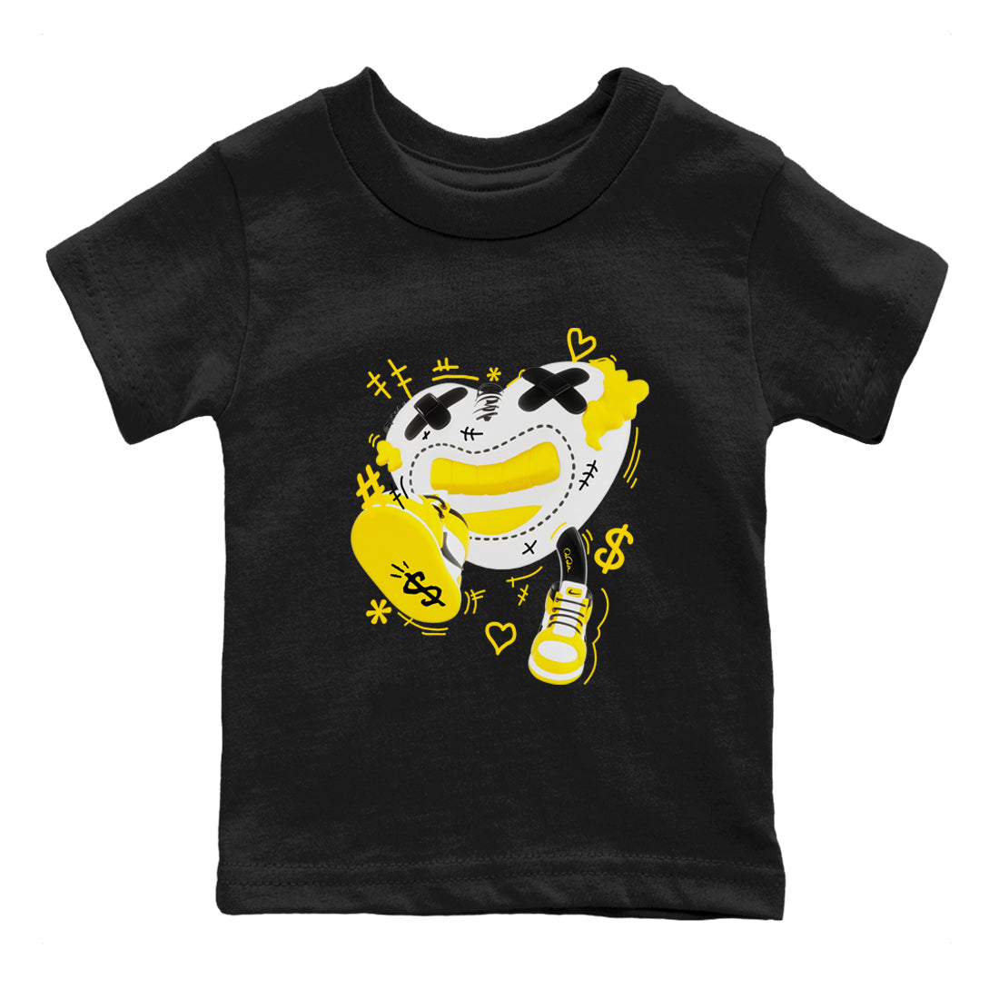 Walk In Love snkmatch Tees Kids - Air Jordan 1 Yellow Ochre