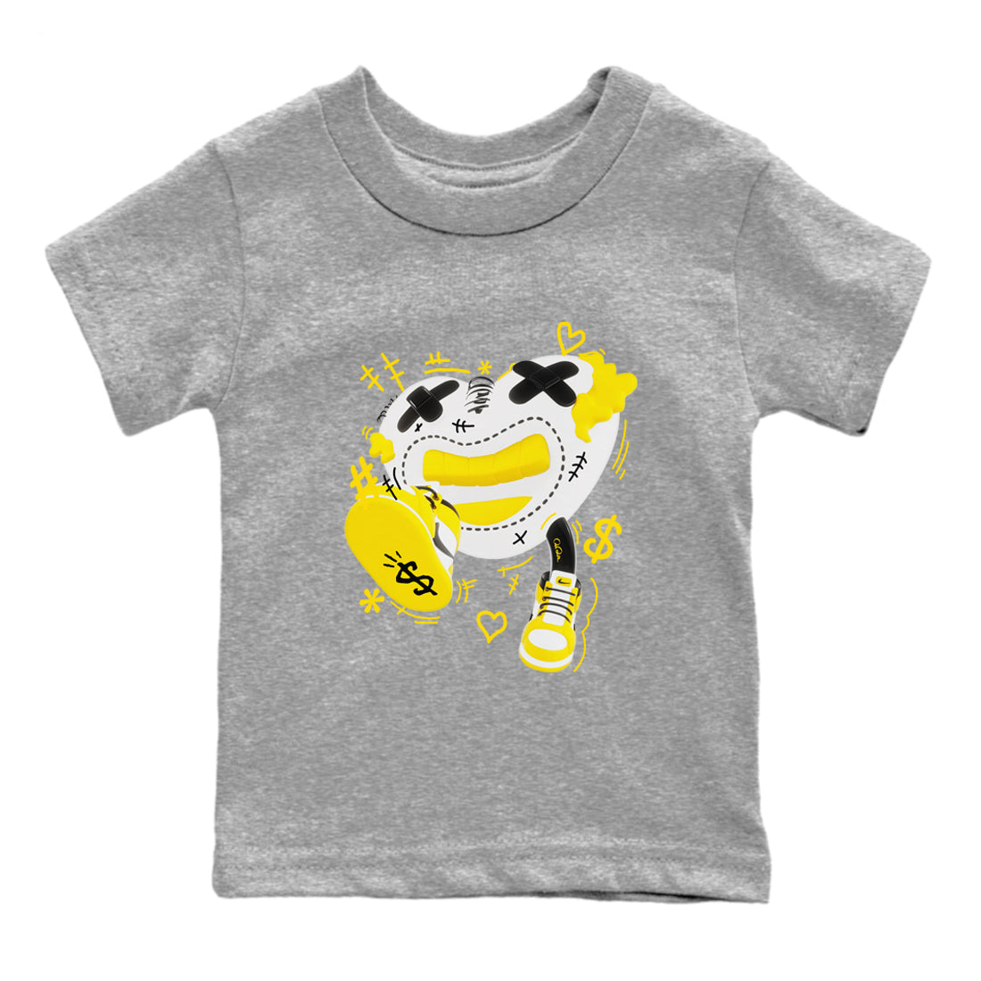 Walk In Love snkmatch Tees Kids - Air Jordan 1 Yellow Ochre