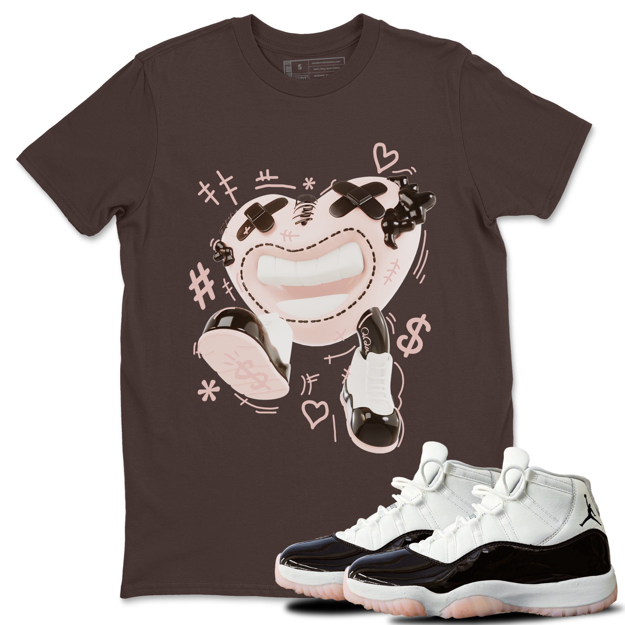 Walk In Love snkmatch Tee - Air Jordan 11 Neapolitan