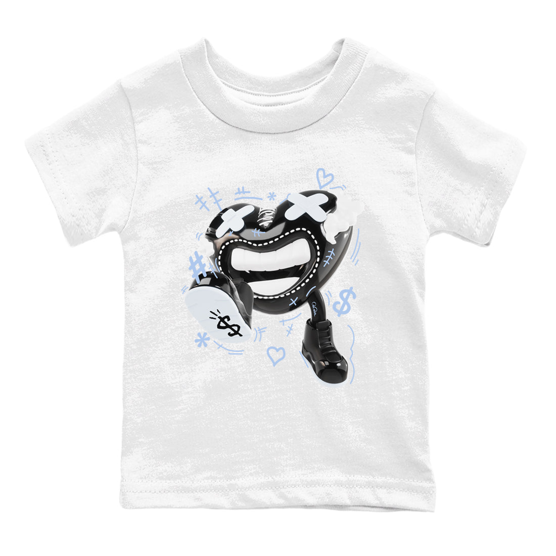 Walk In Love snkmatch Tee Kids - Air Jordan 11 Black and Varsity Royal