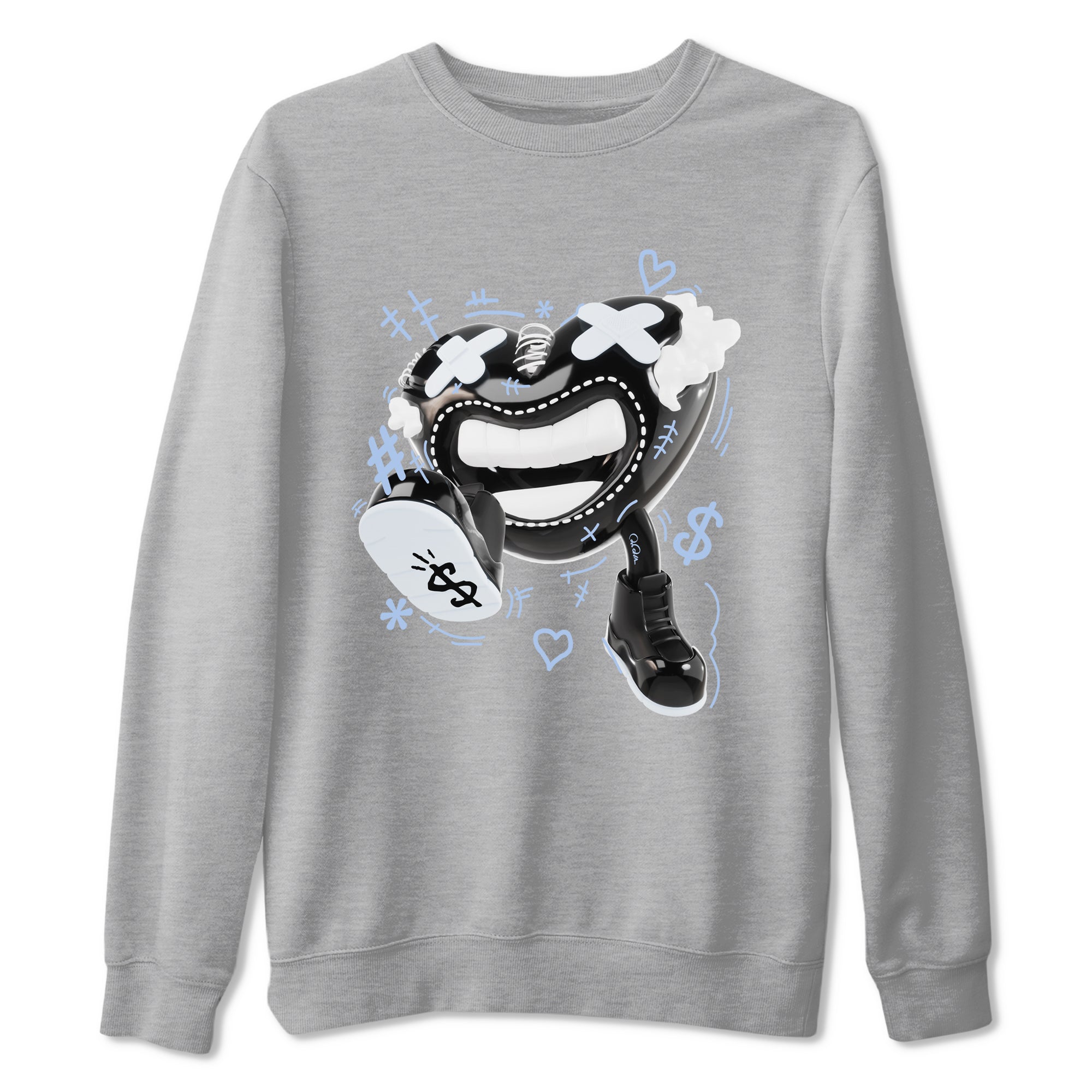 Walk In Love snkmatch Tee - Air Jordan 11 Black and Varsity Royal