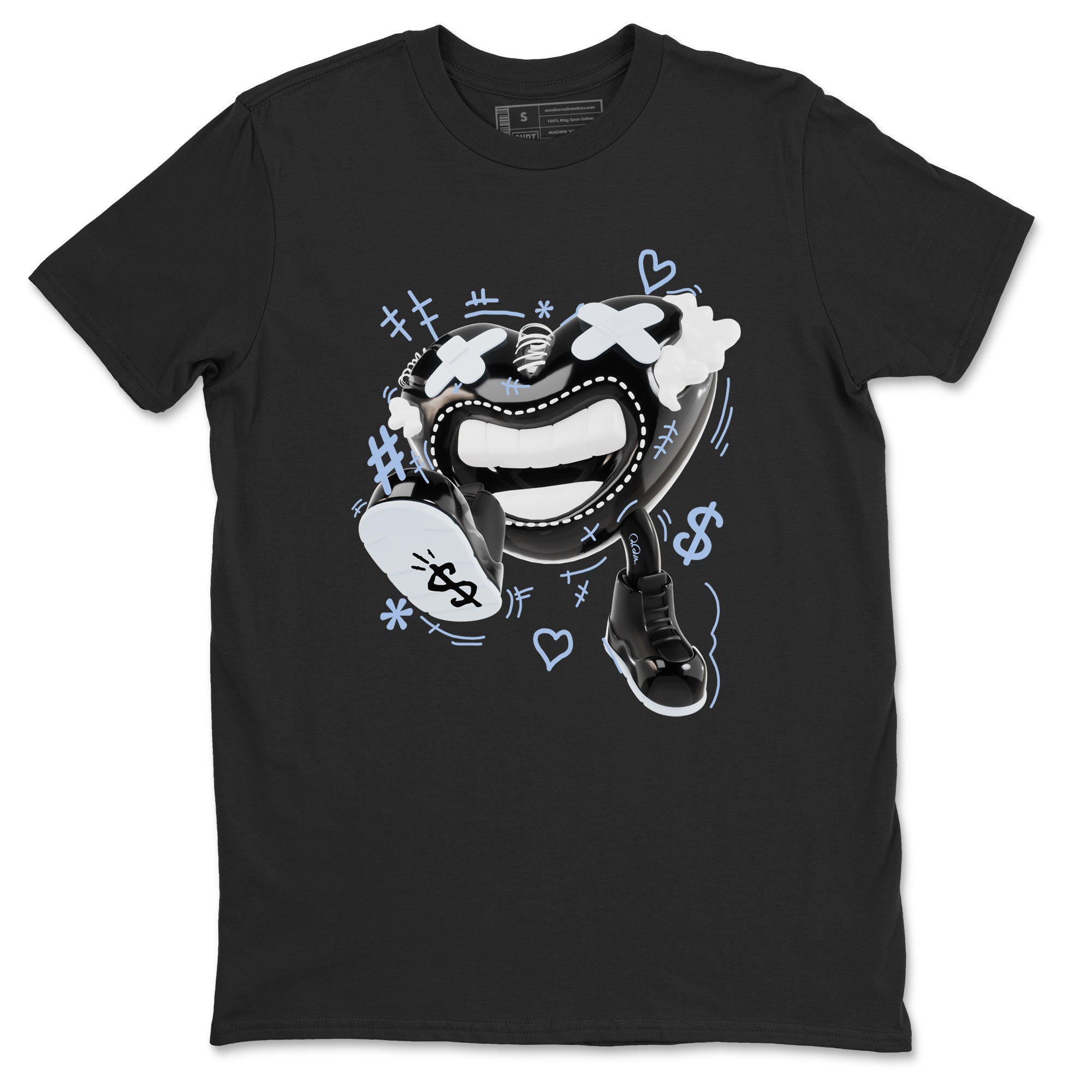 Walk In Love snkmatch Tee - Air Jordan 11 Black and Varsity Royal