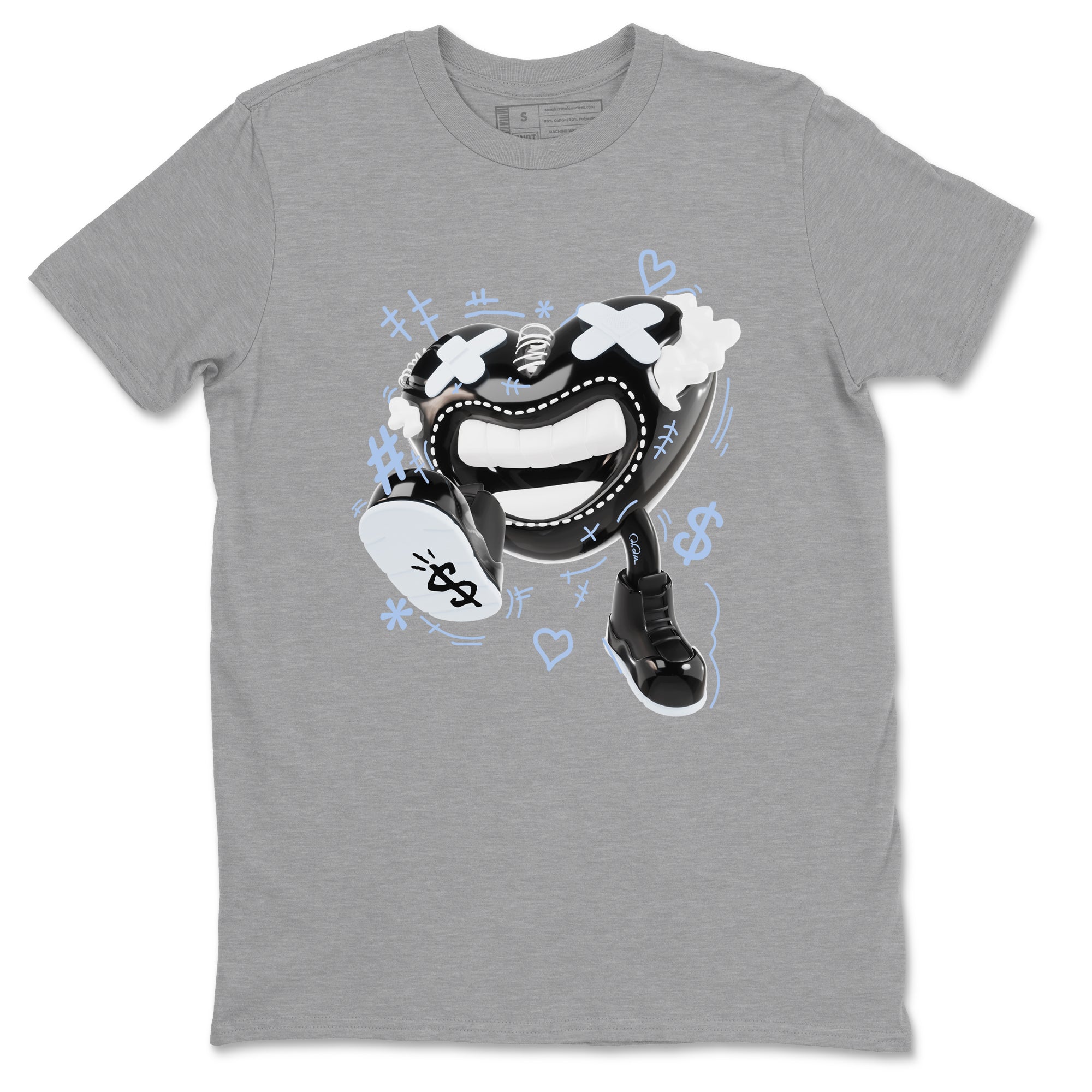 Walk In Love snkmatch Tee - Air Jordan 11 Black and Varsity Royal
