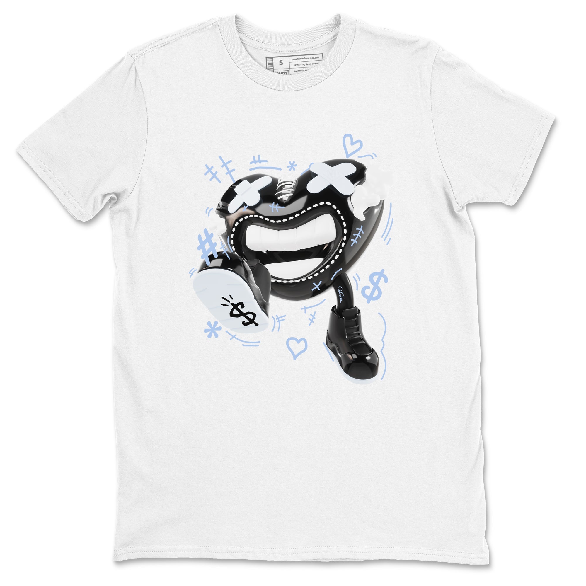 Walk In Love snkmatch Tee - Air Jordan 11 Black and Varsity Royal