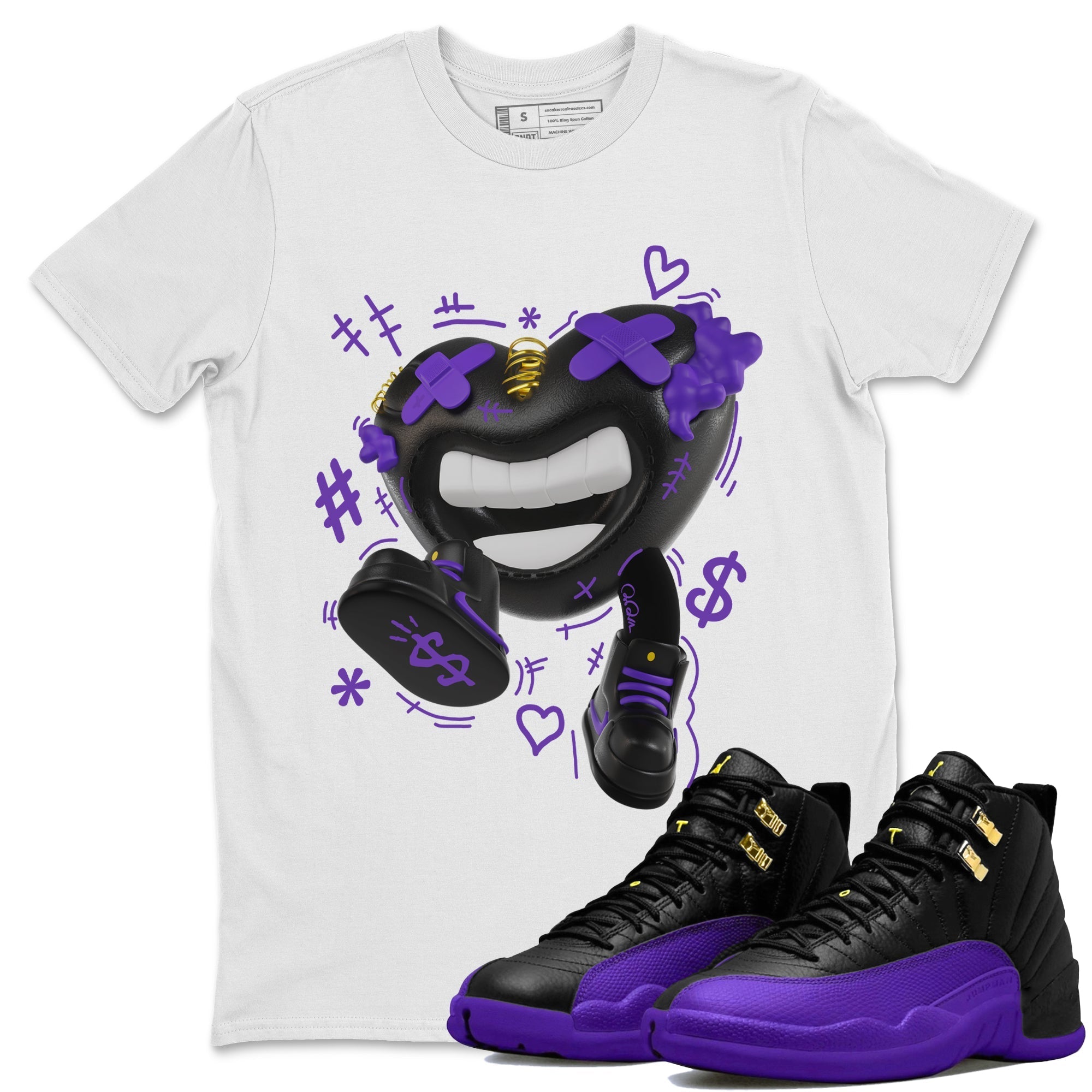 Walk In Love snkmatch Tee - Air Jordan 12 Field Purple