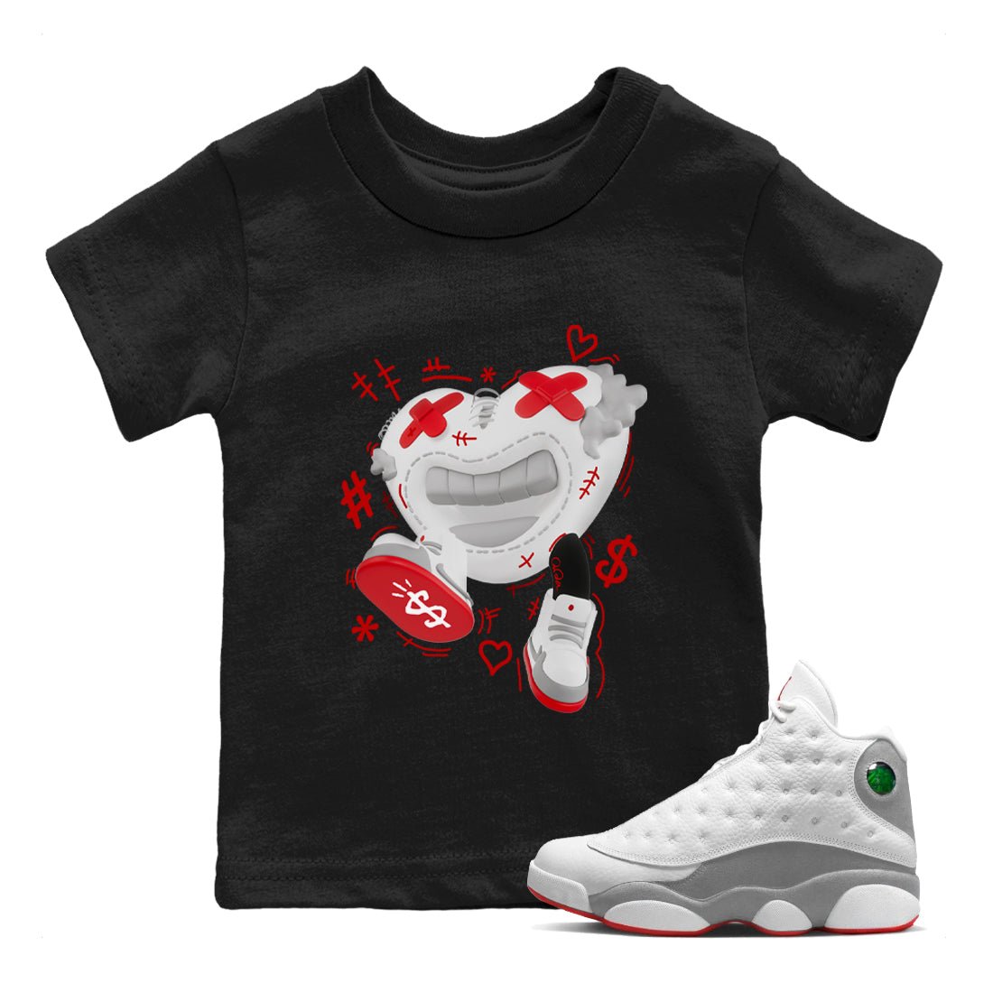 Walk In Love snkmatch Tee Kids - Air Jordan 13 Wolf Grey