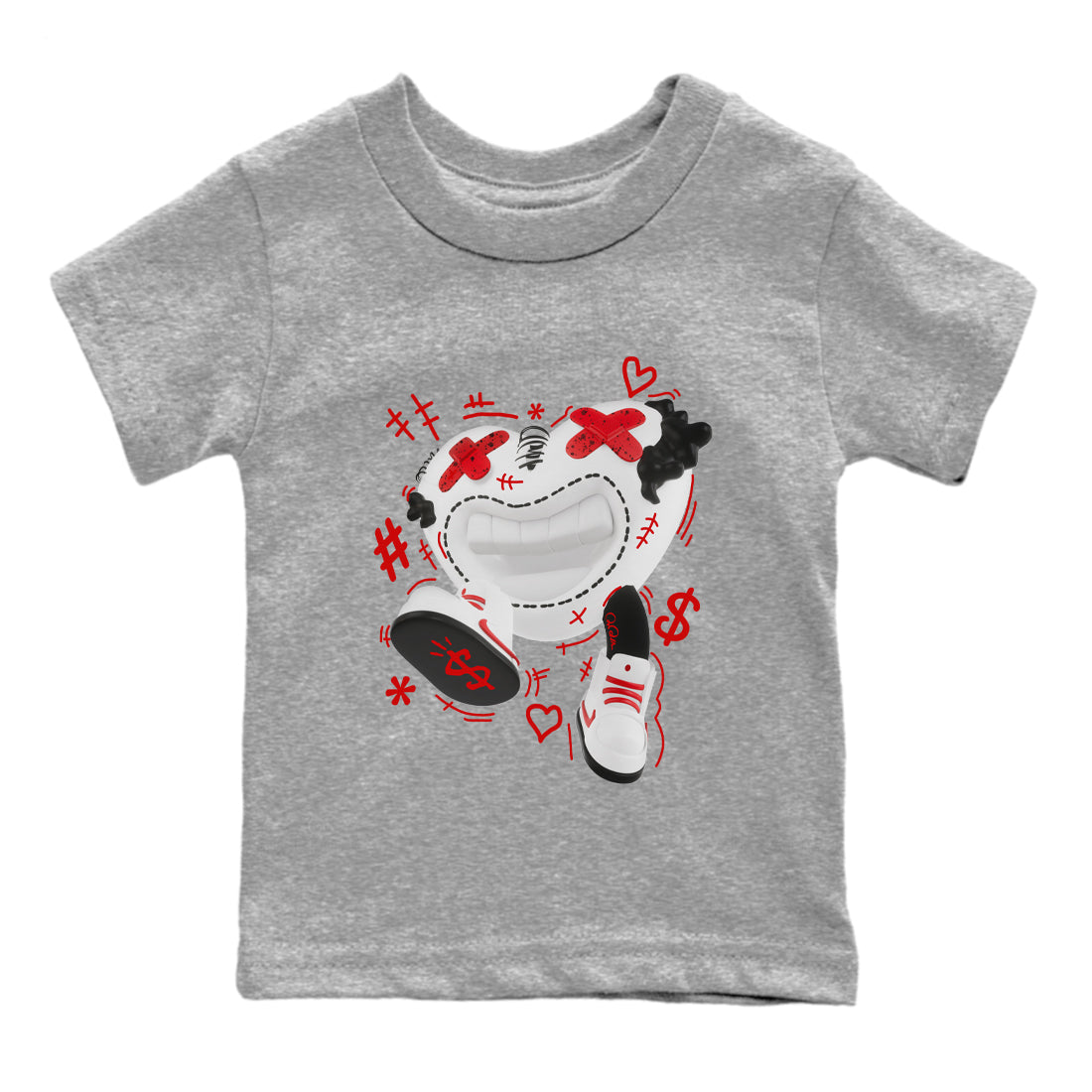 Walk In Love snkmatch Tee Kids - Air Jordan 4 Red Cement