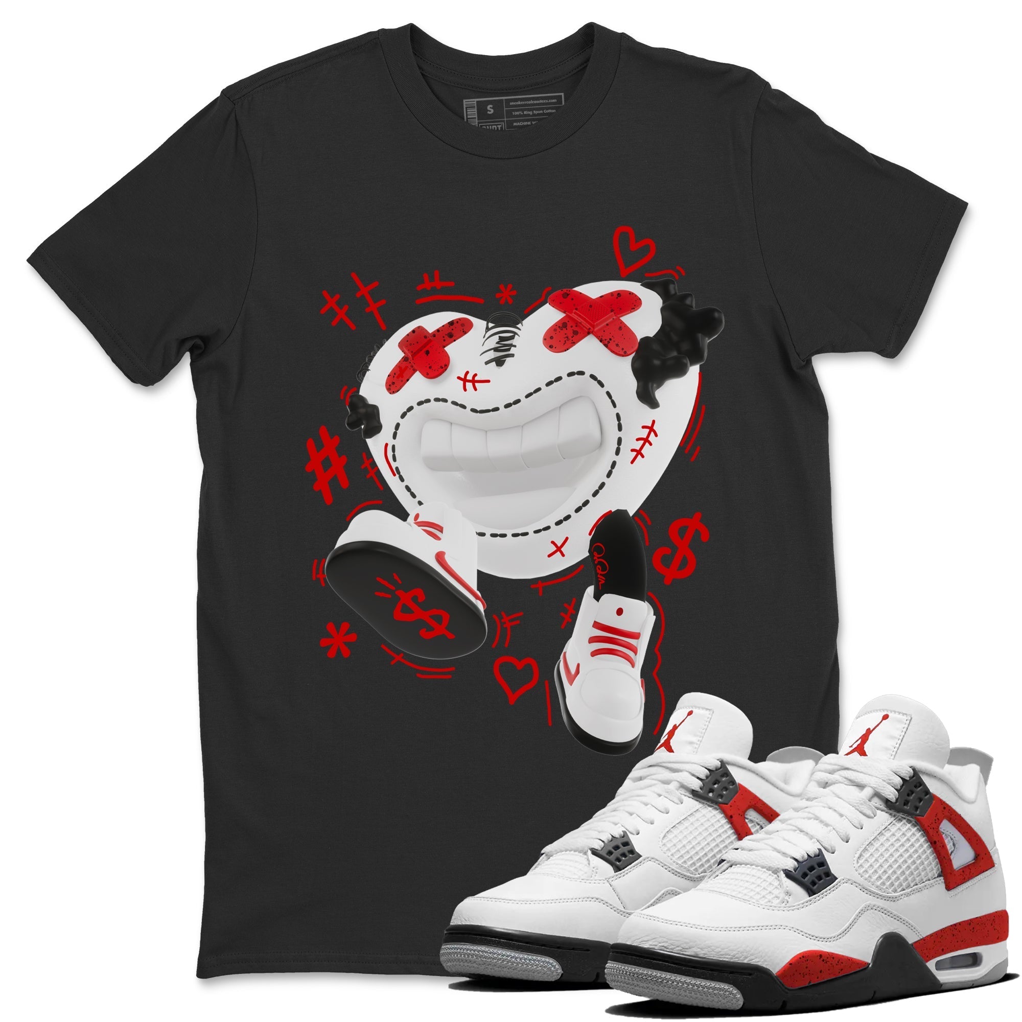 Walk In Love snkmatch Tee - Air Jordan 4 Red Cement