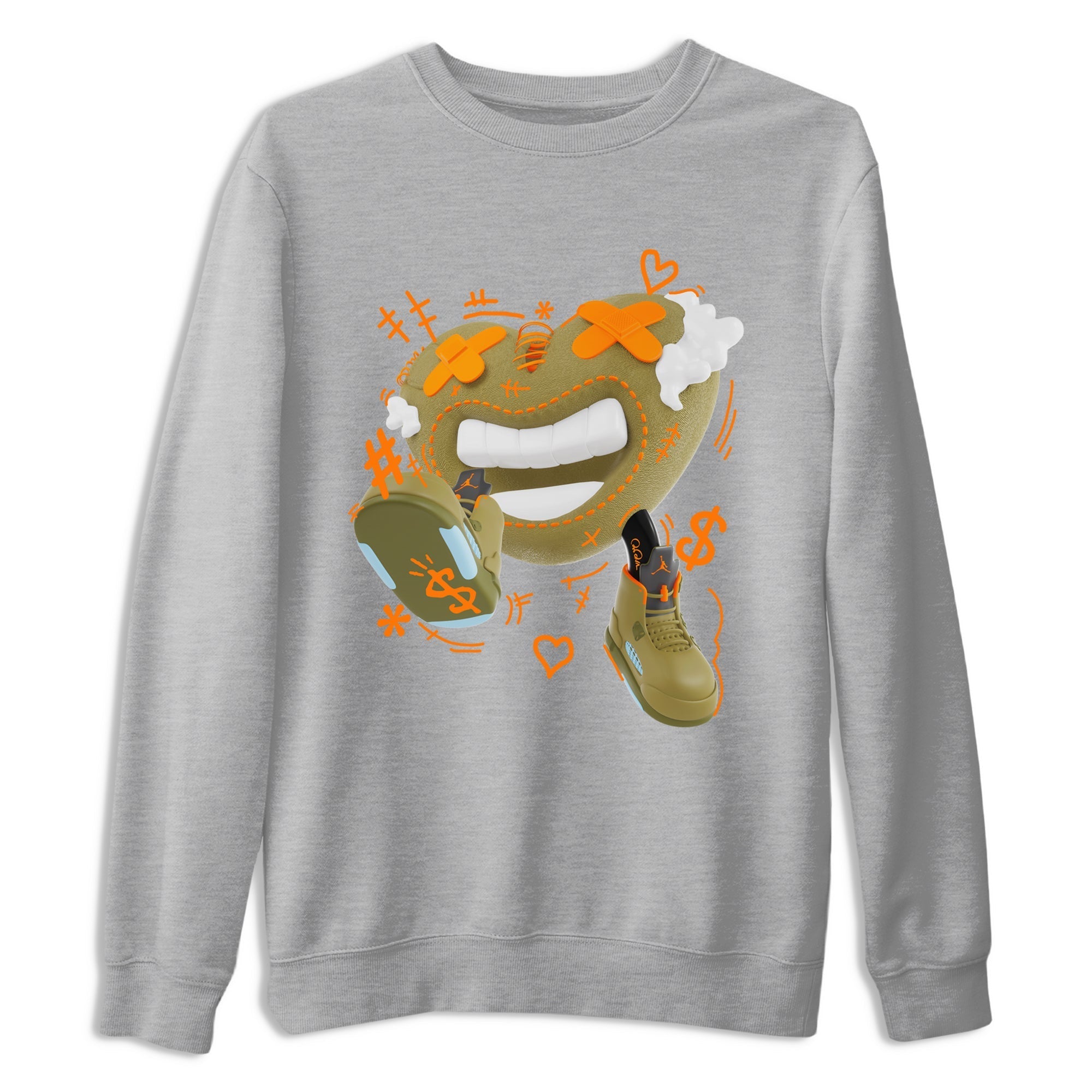 Walk In Love snkmatch Tees - Air Jordan 5 Olive
