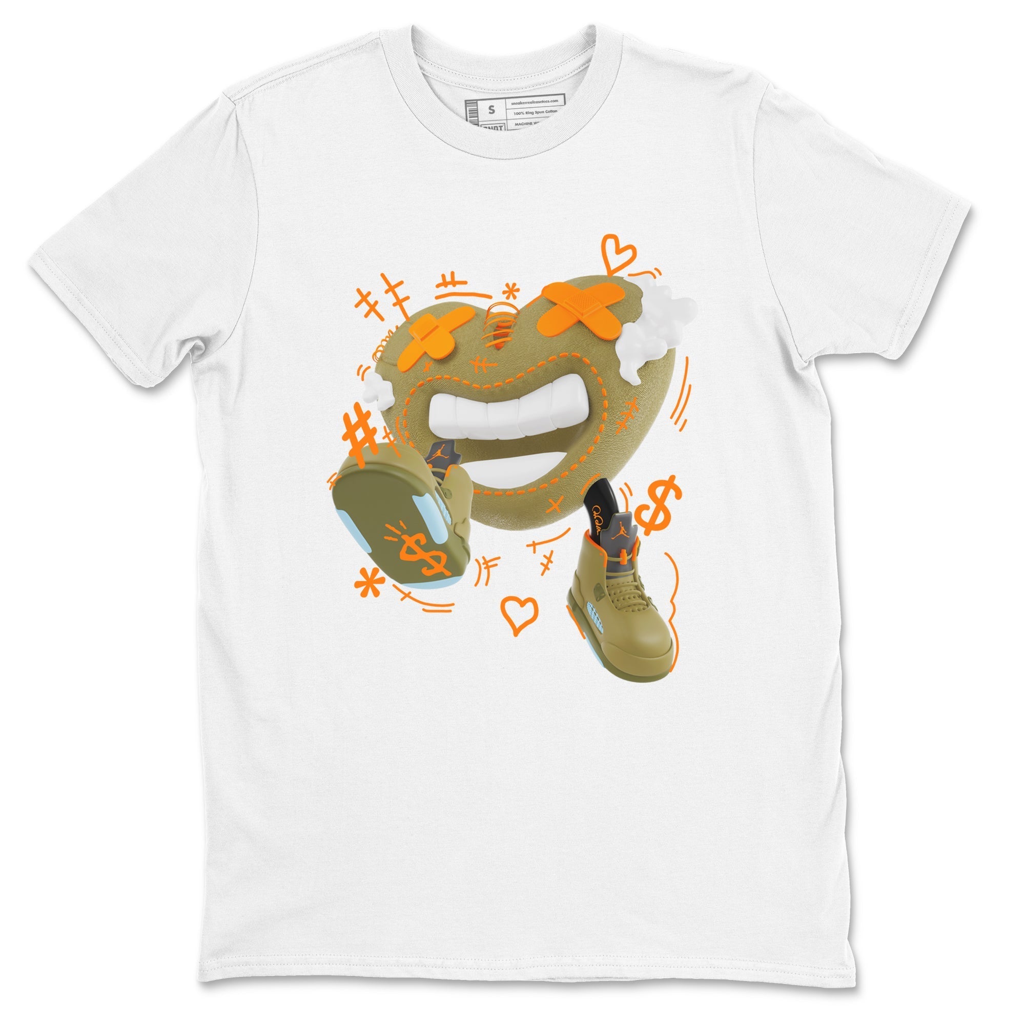 Walk In Love snkmatch Tees - Air Jordan 5 Olive