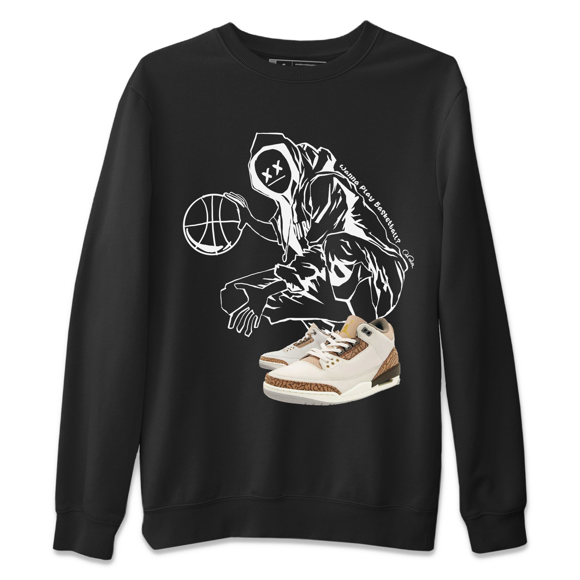 Wanna Play Basketball snkmatch Tee - Air Jordan 3 Palomino