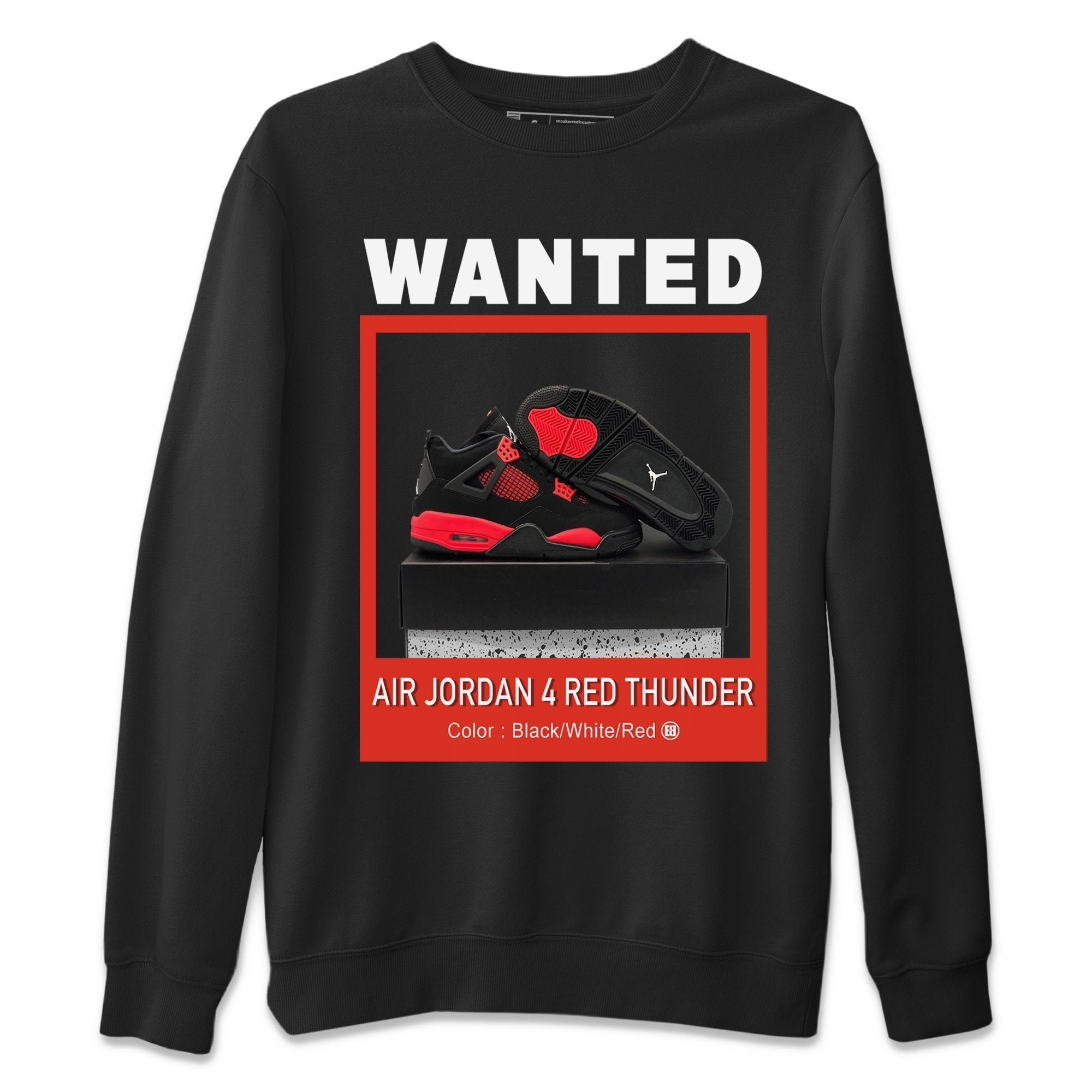 Wanted Unisex Tops - Air Jordan 4 Red Thunder