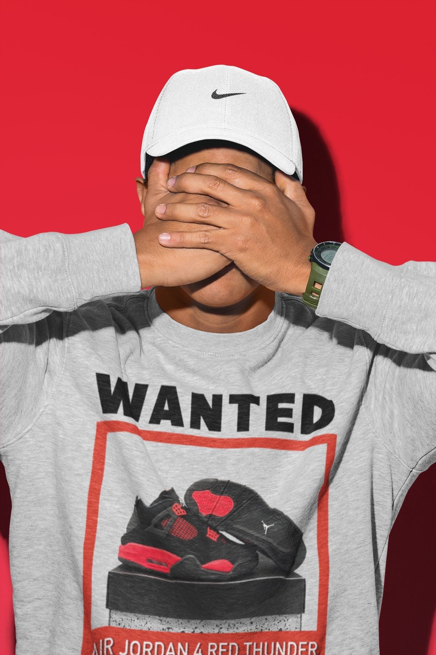 Wanted Unisex Tops - Air Jordan 4 Red Thunder
