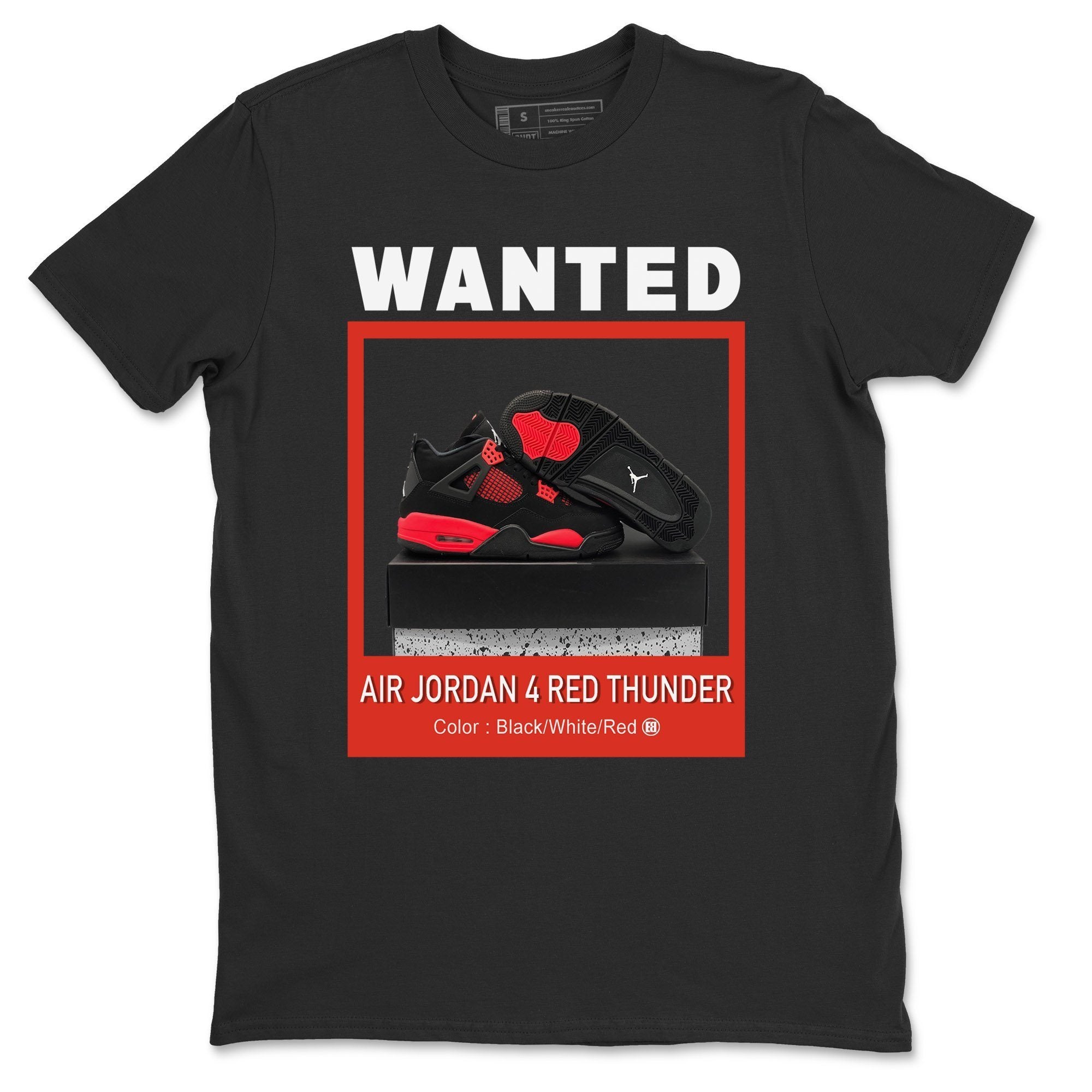 Wanted Unisex Tops - Air Jordan 4 Red Thunder